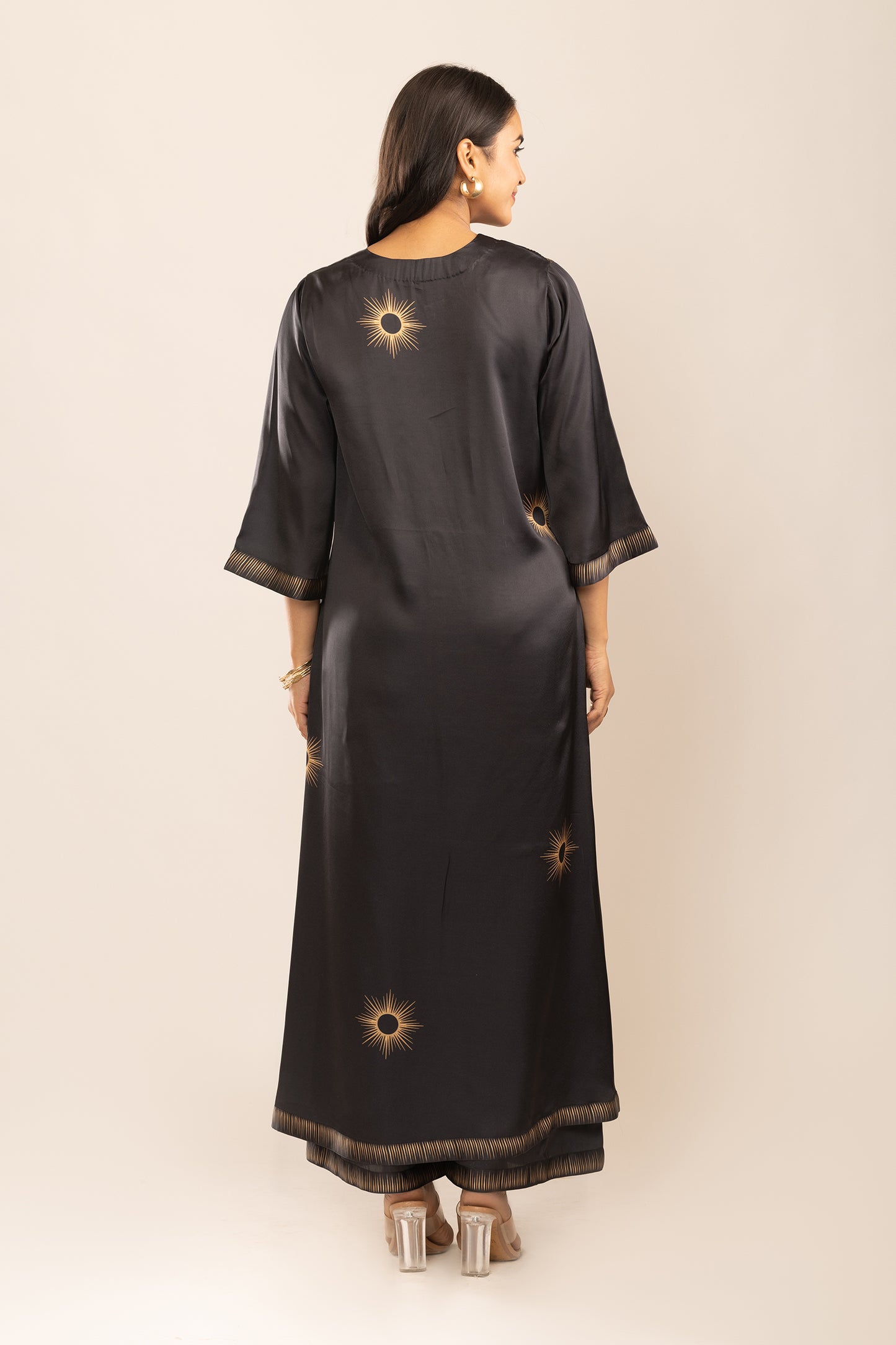 SUN DUST KURTA WITH PALAZZO AND DUPATTA