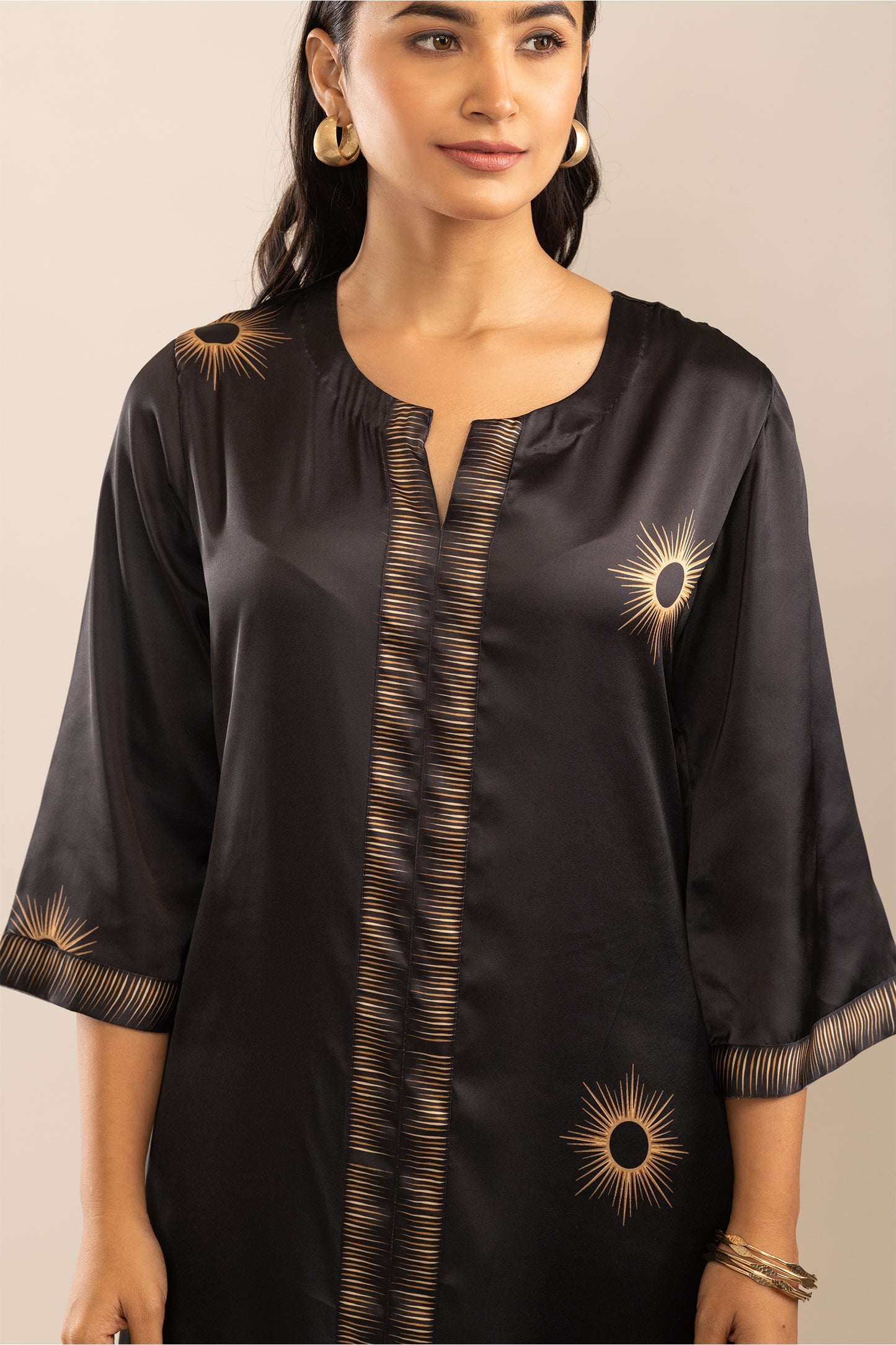 SUN DUST KURTA WITH PALAZZO AND DUPATTA