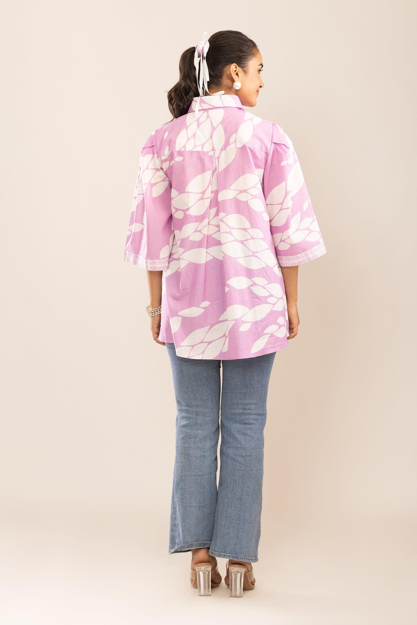 MARSHMALLOW MULMUL SHIRT