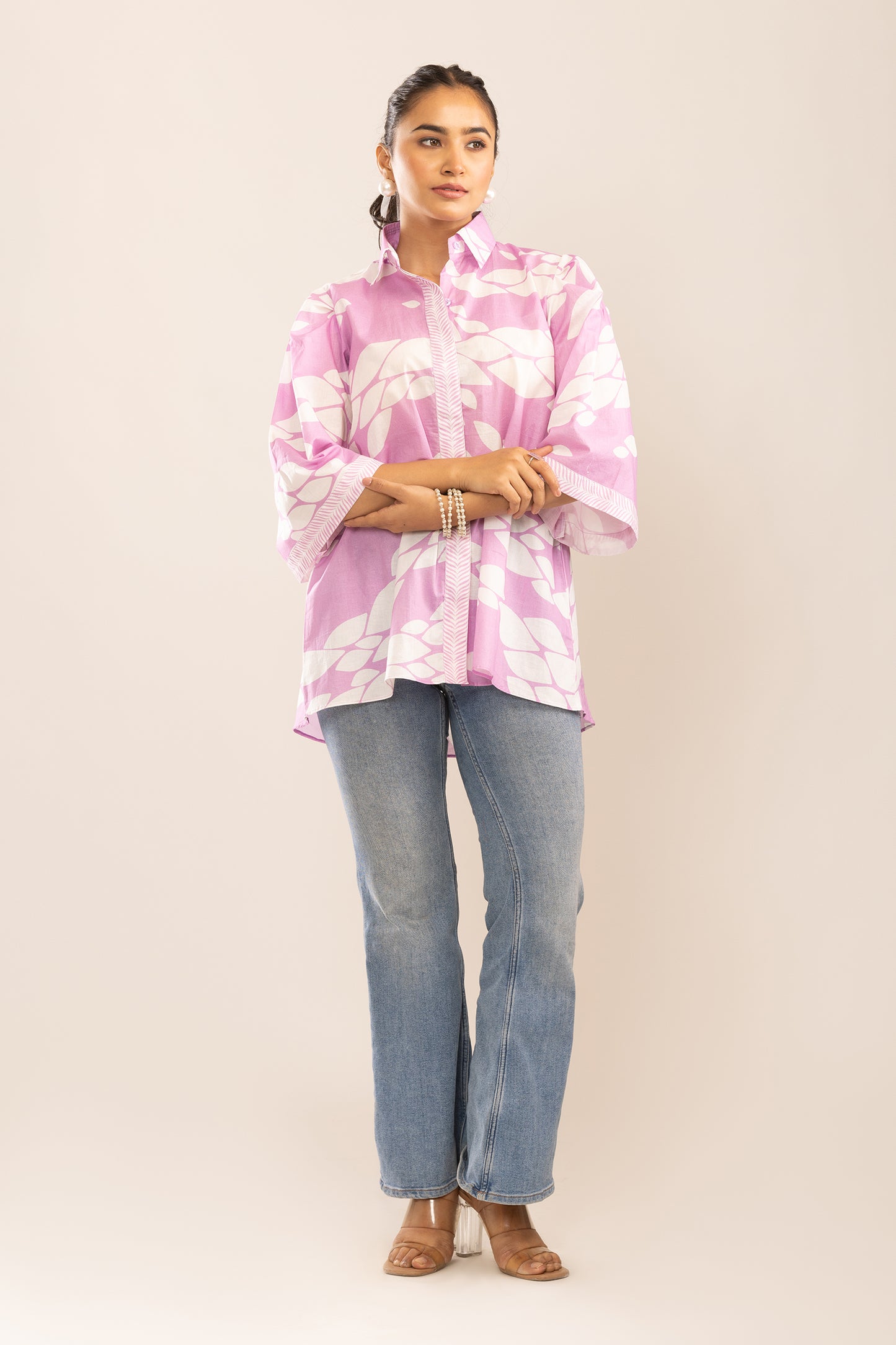 MARSHMALLOW MULMUL SHIRT