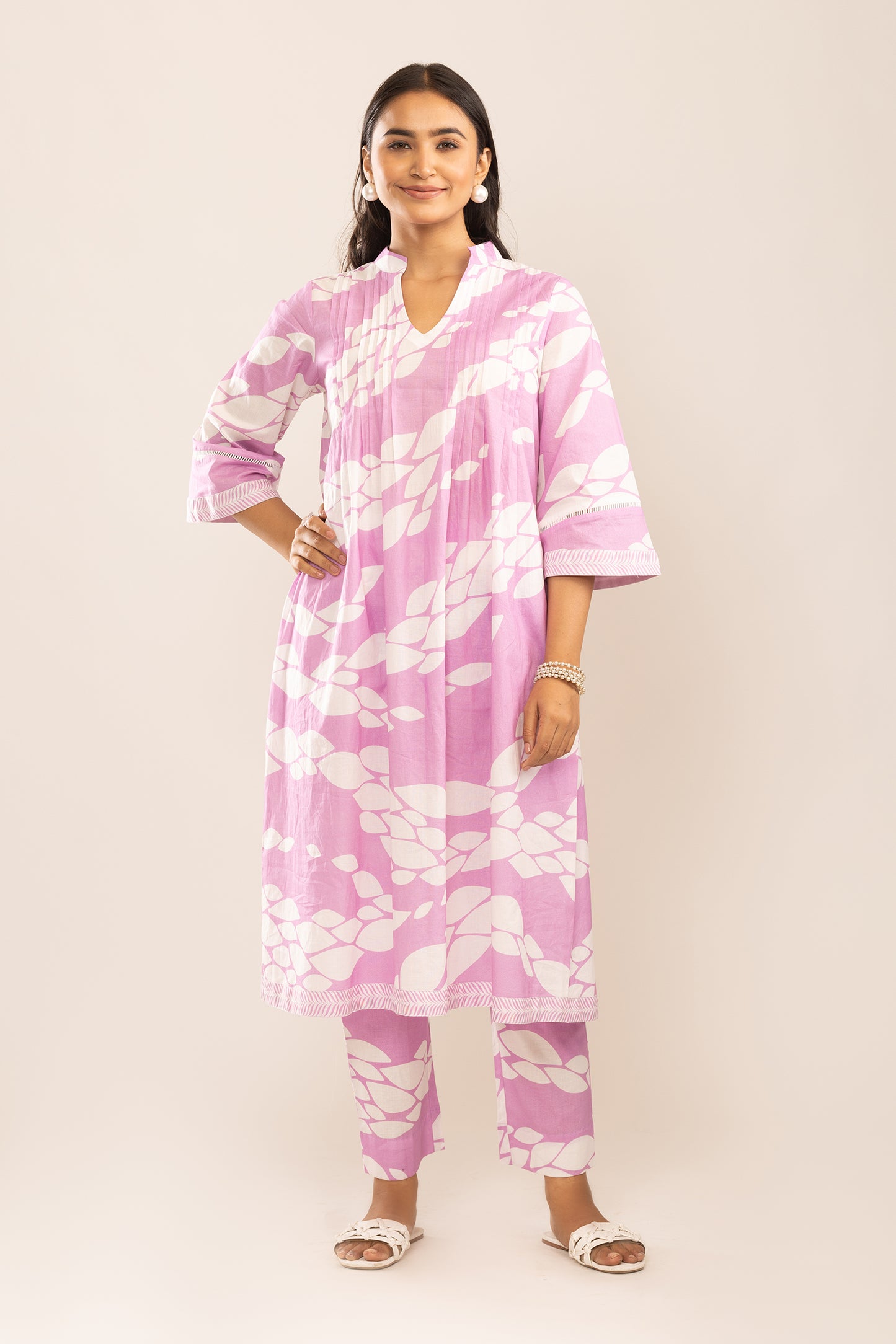 MARSHMALLOW KURTA WITH PANT AND DUPATTA
