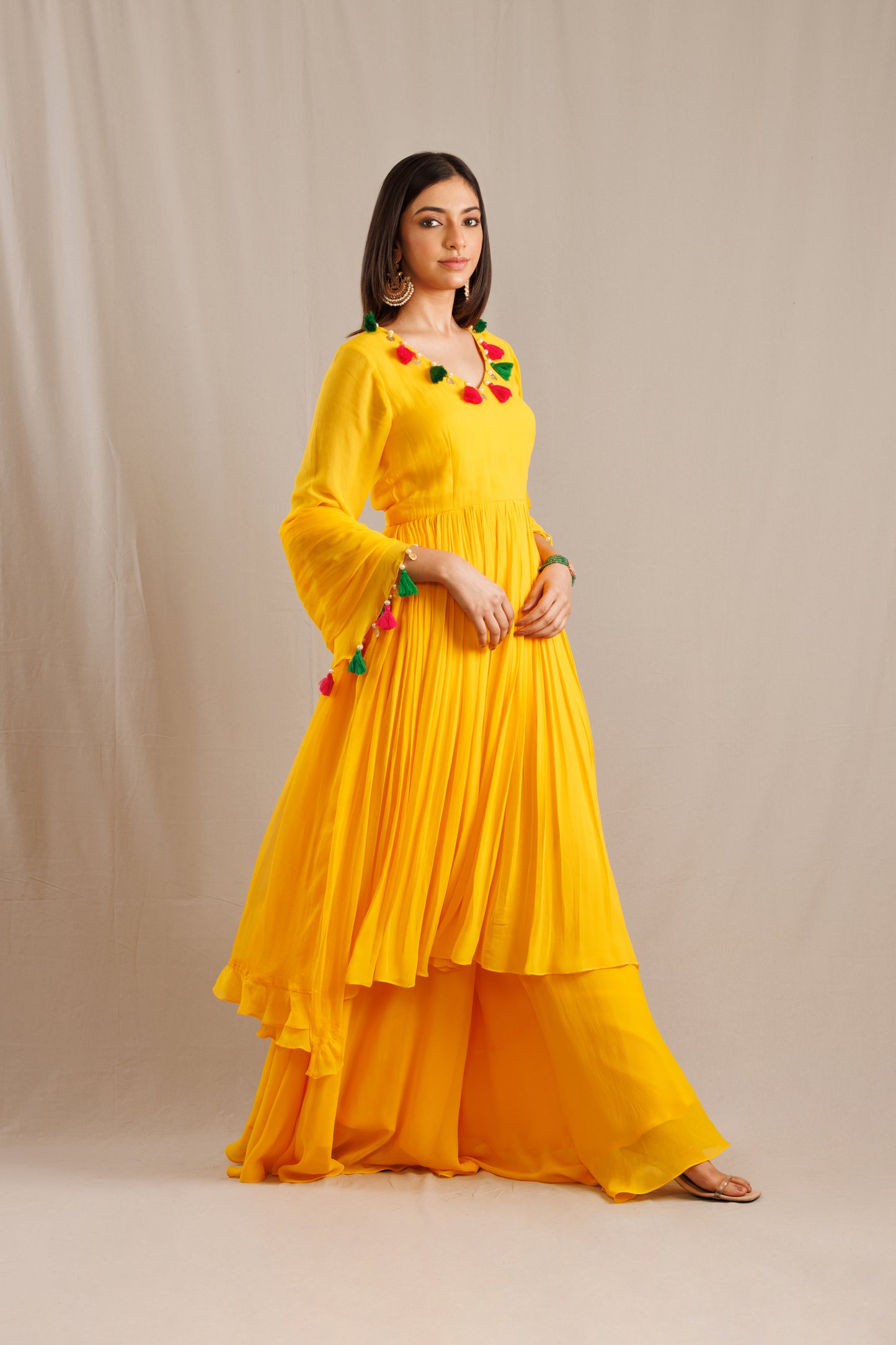 Anarkali with Palazzo