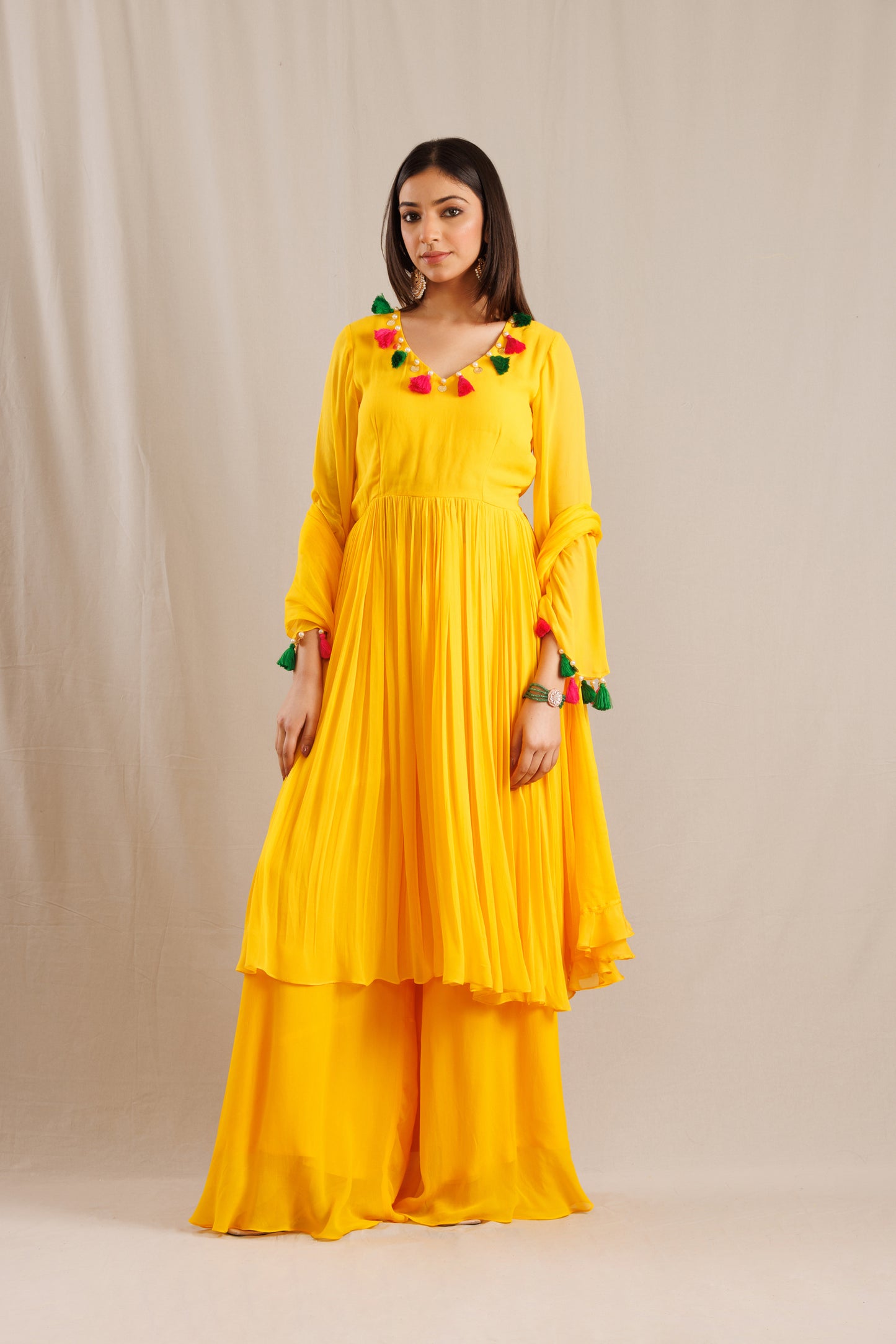 Anarkali with Palazzo