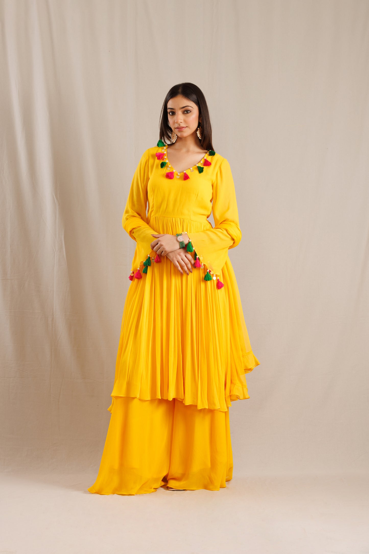 Anarkali with Palazzo