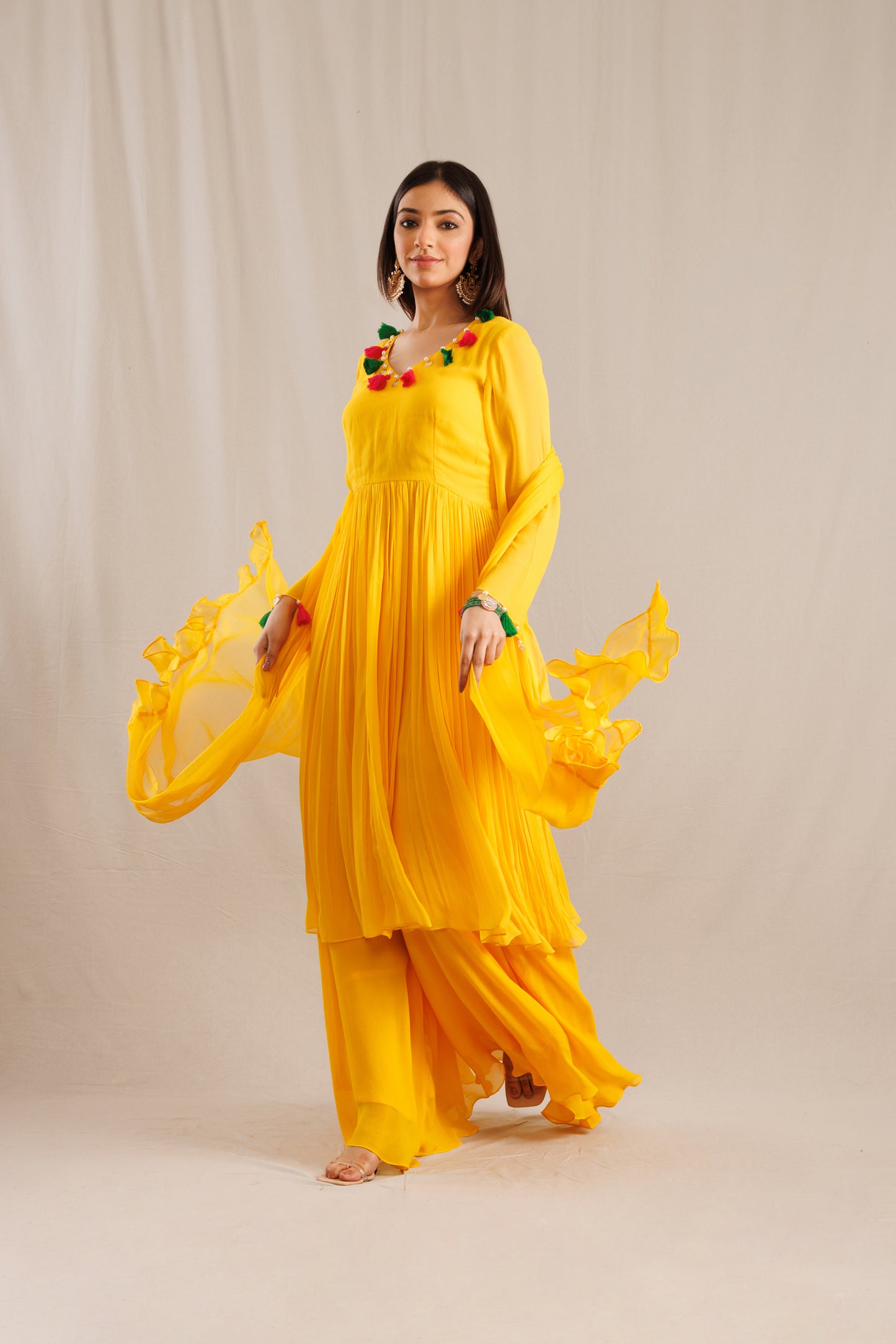 Anarkali with Palazzo