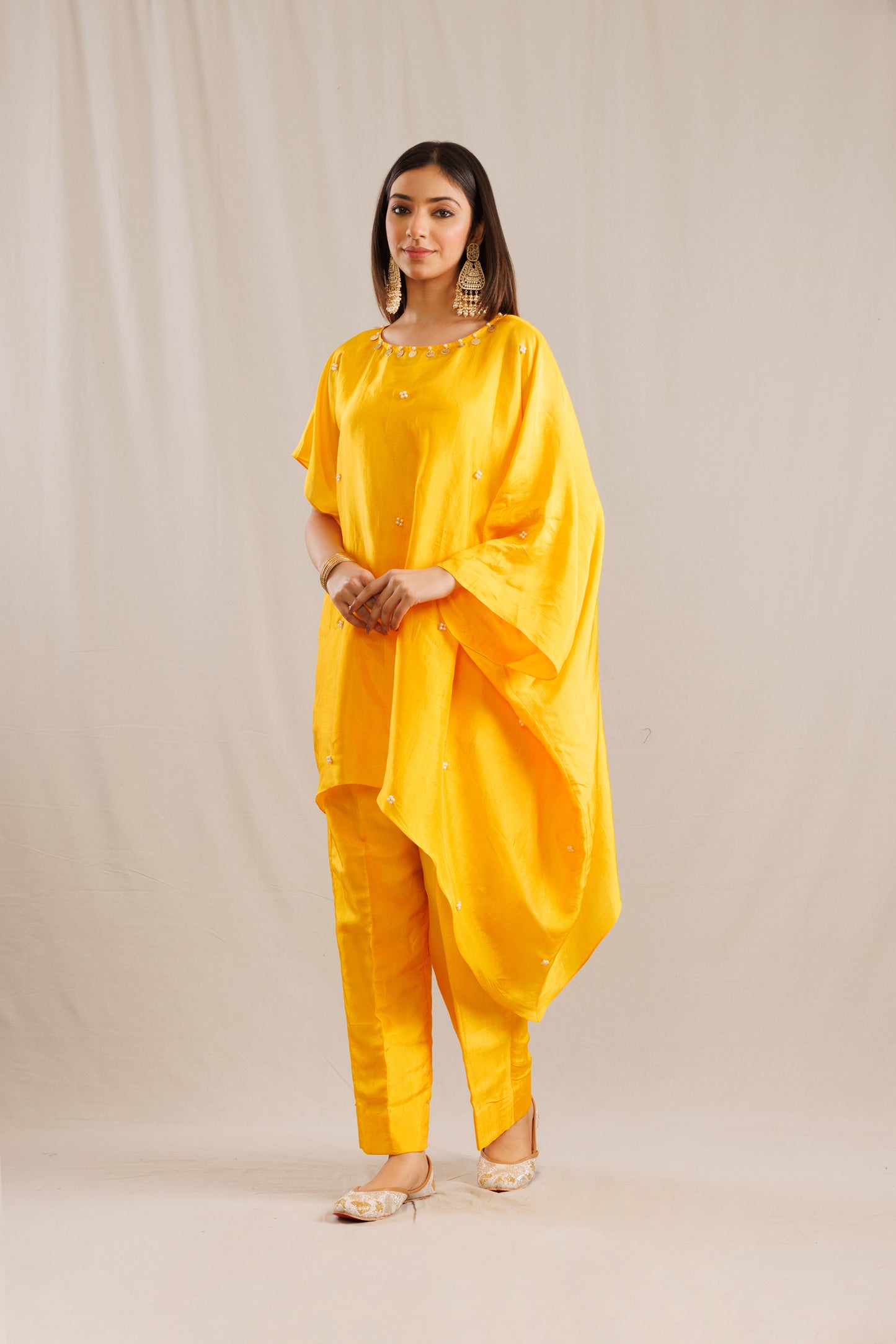 Kaftan Kurta with Pants