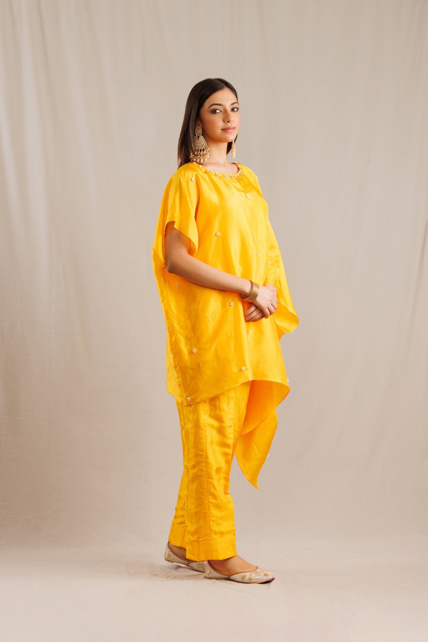 Kaftan Kurta with Pants