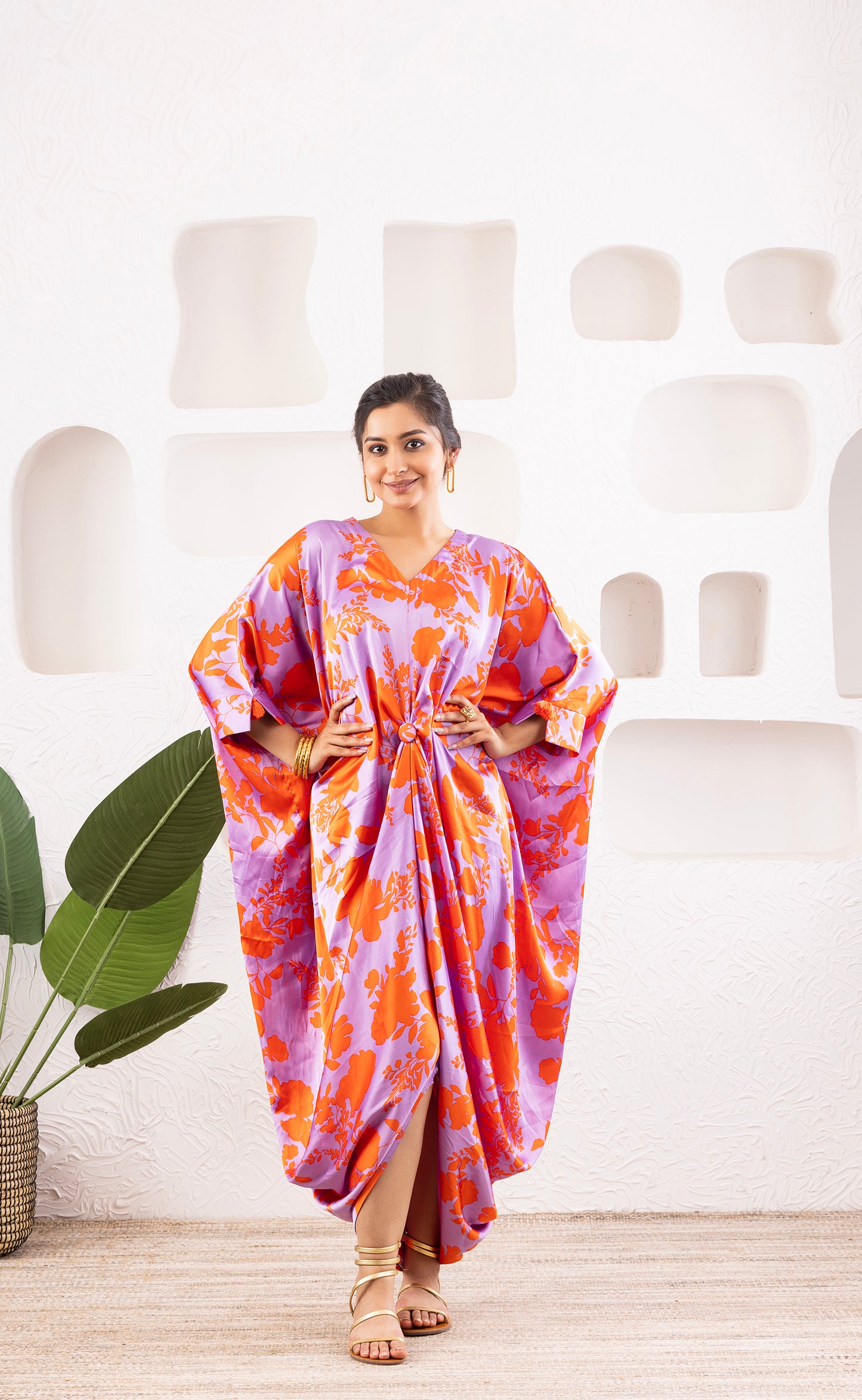 Lilac Flame Kaftan
