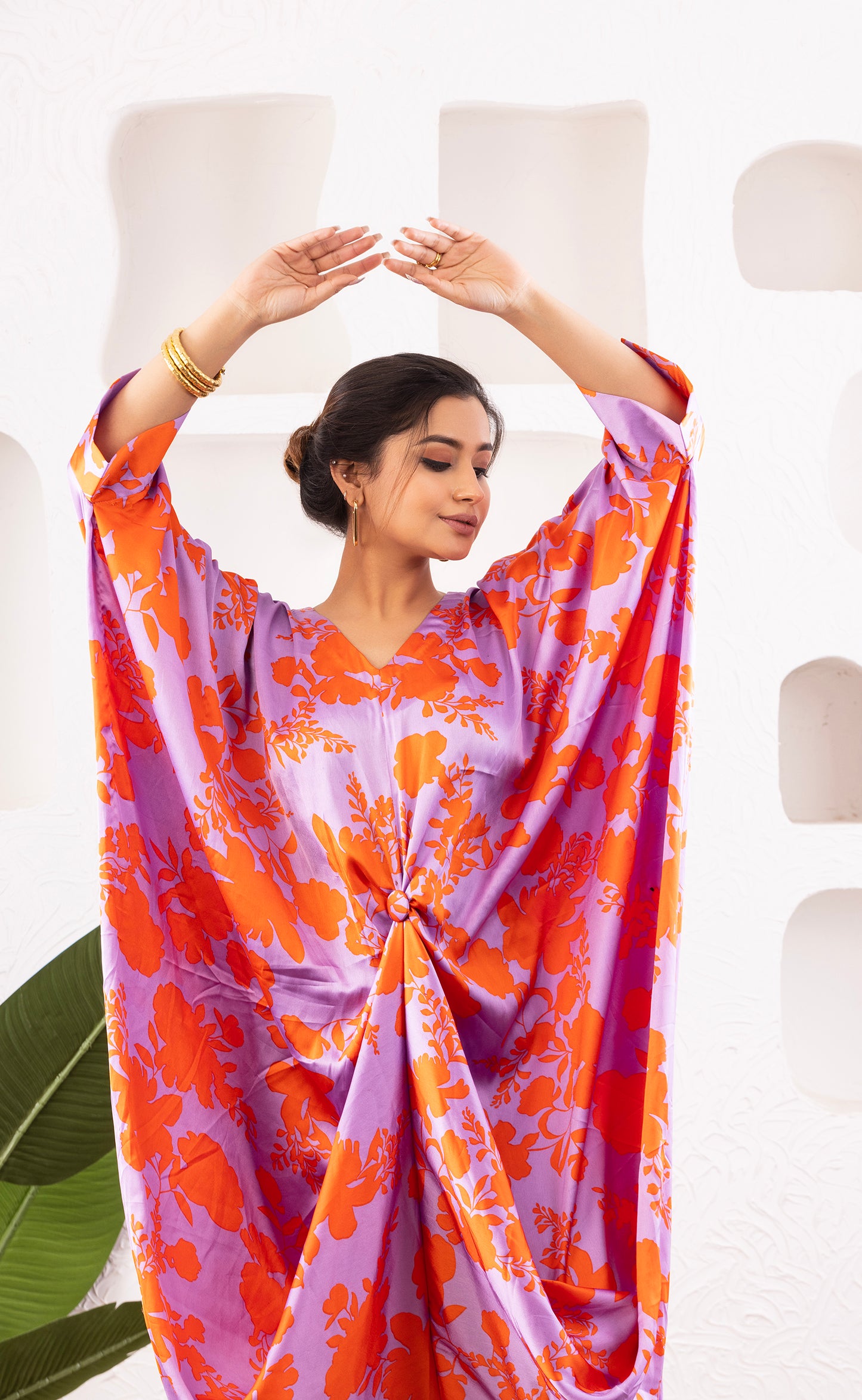 Lilac Flame Kaftan