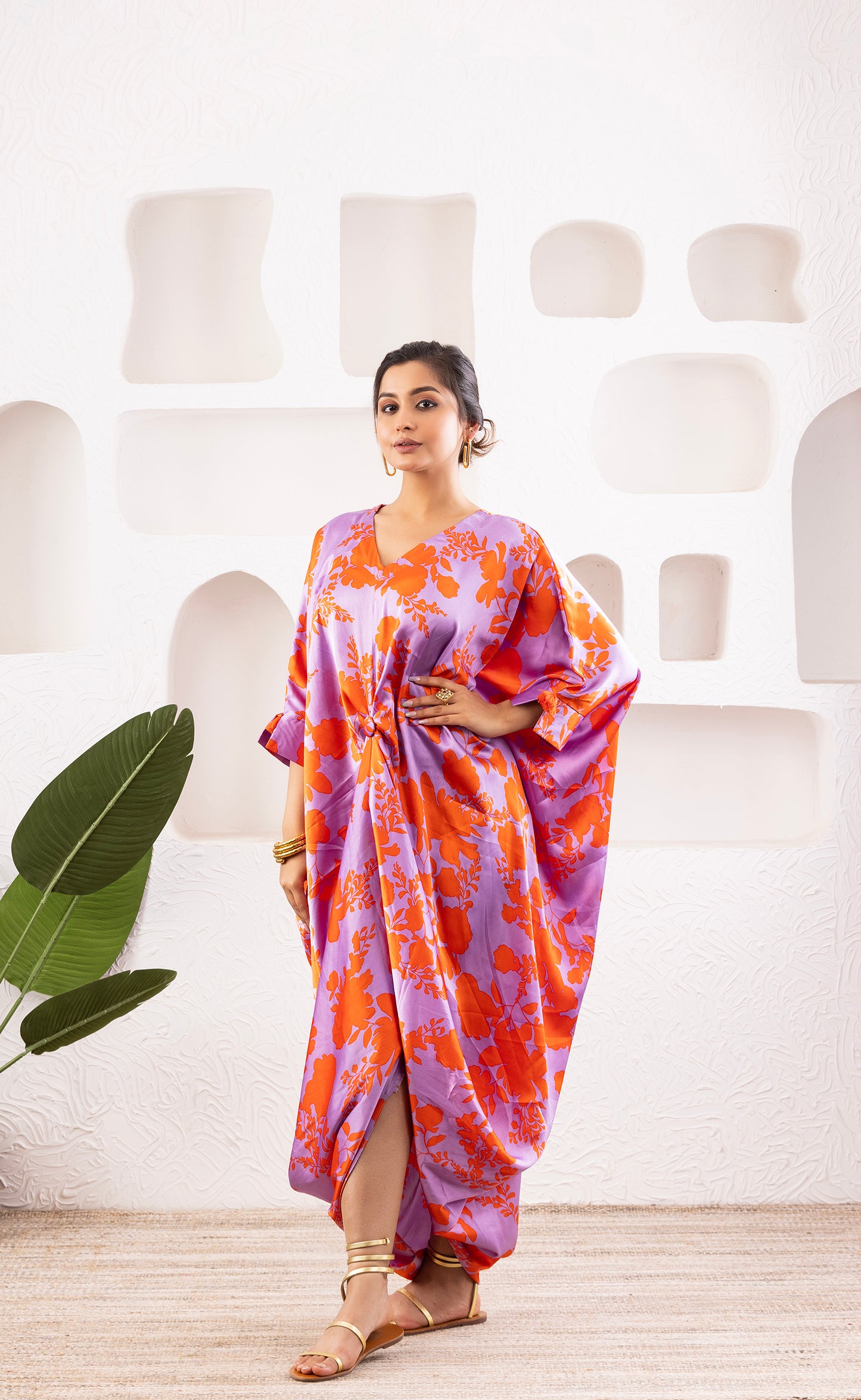 Lilac Flame Kaftan