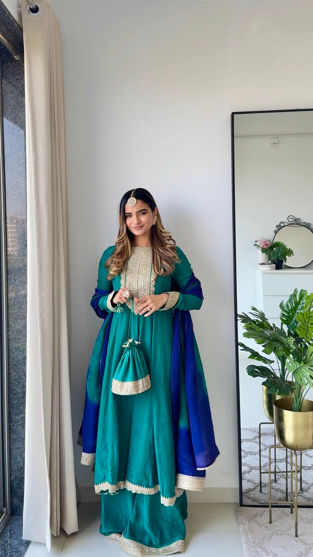 Mehreen Peplum Kurta with Palazzo
