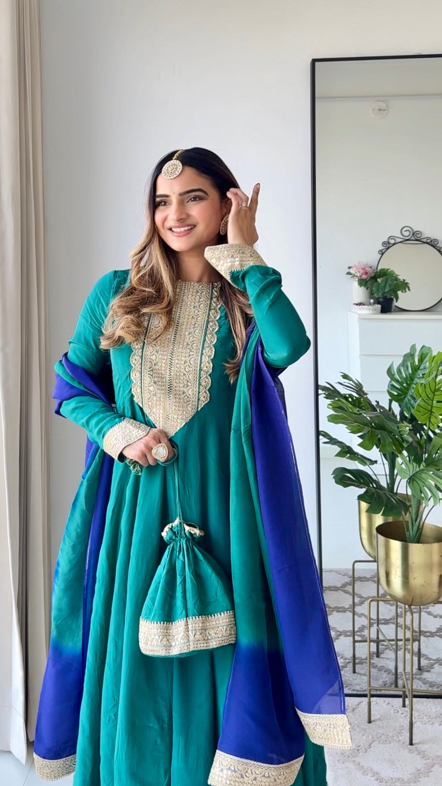 Mehreen Peplum Kurta with Palazzo