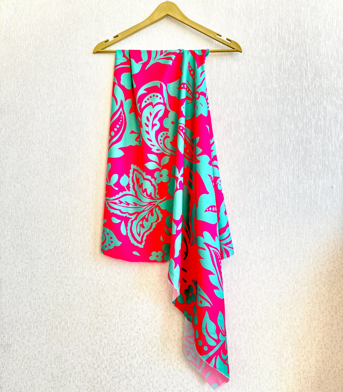 Minty Rose Floral Fabric