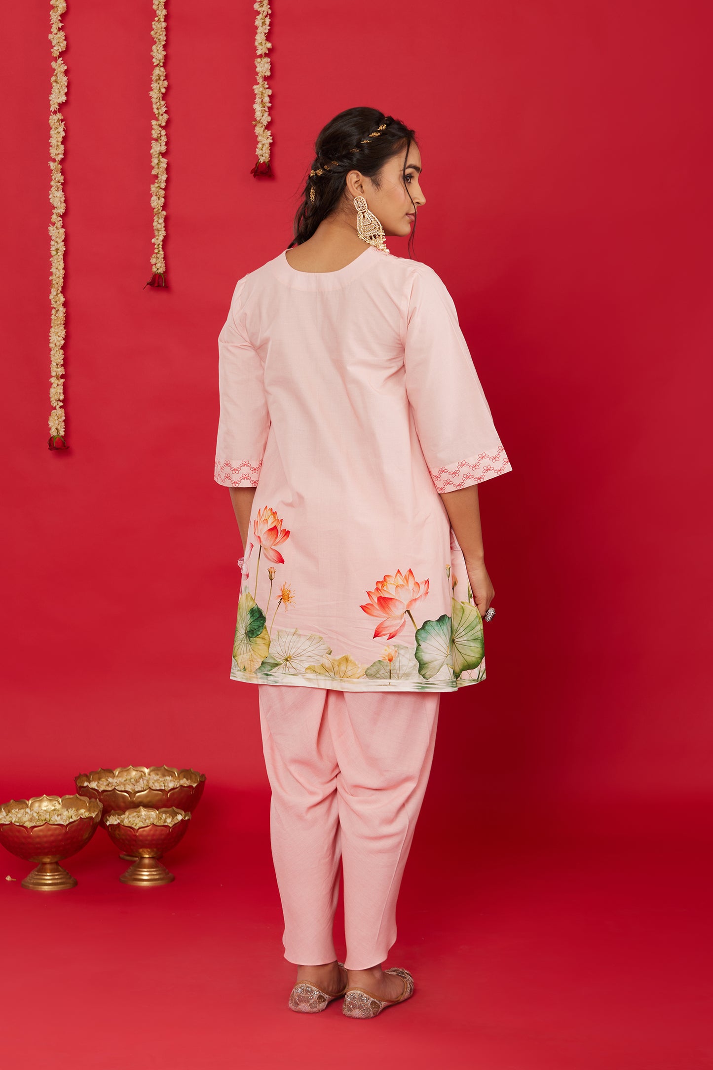 LOTUS BLOOM KURTA WITH TULIP PANT