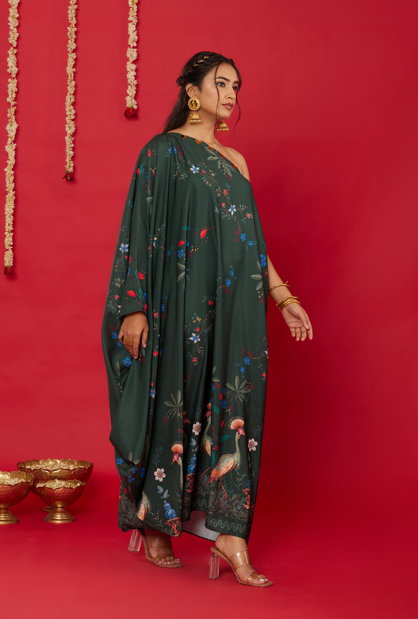 GUL ONE-SHOULDER DRESS