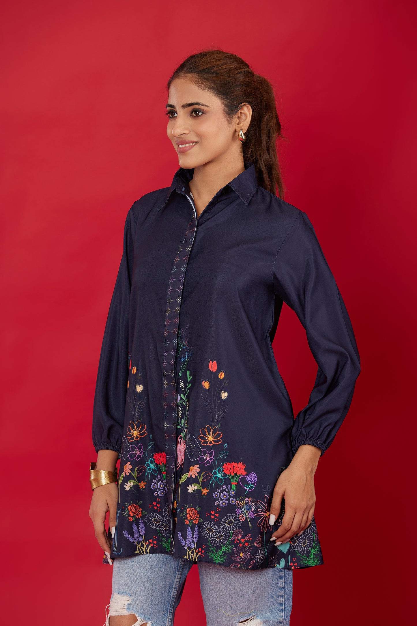NEELA GULZAAR SHIRT