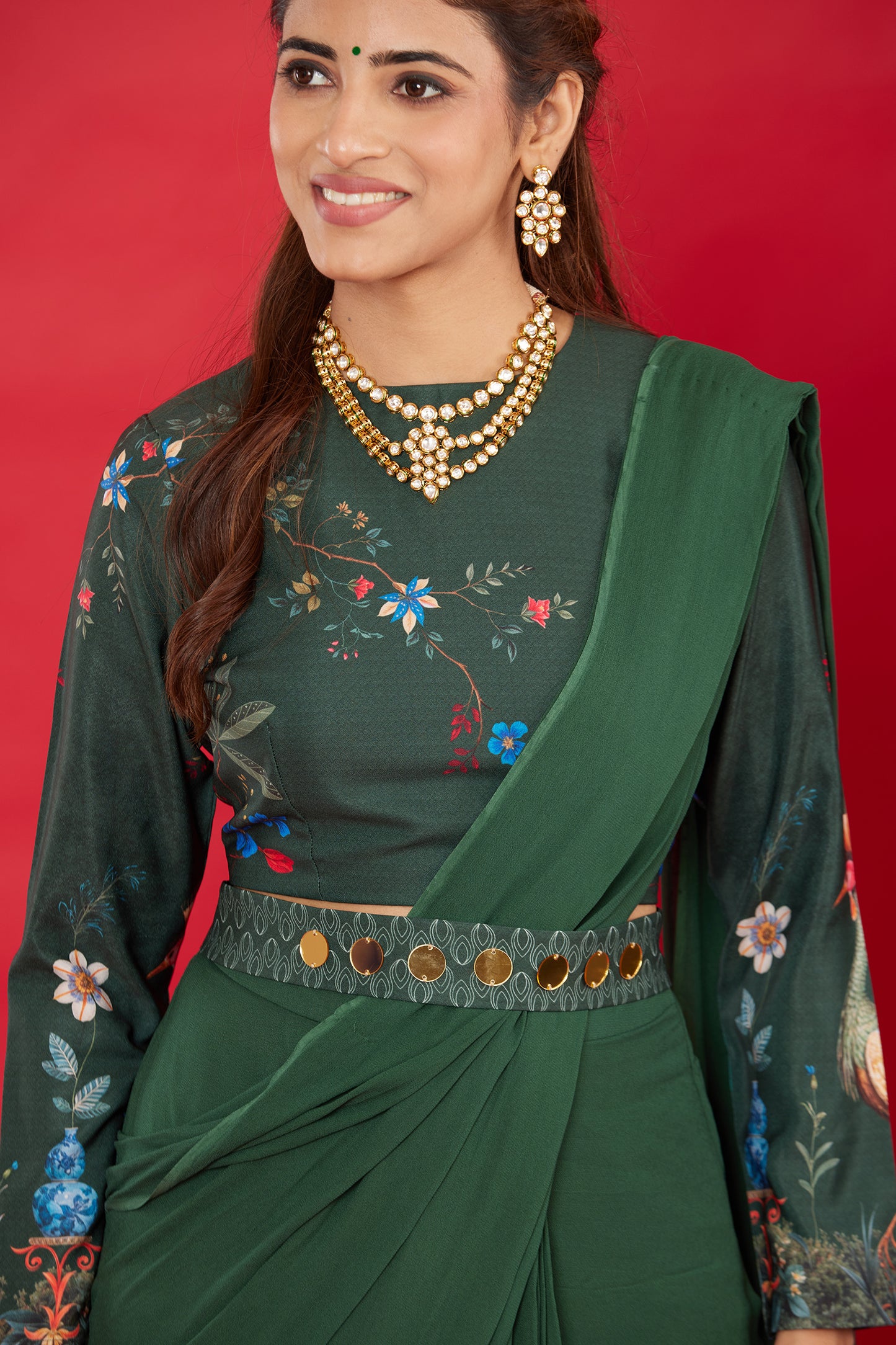 GUL SAREE SET