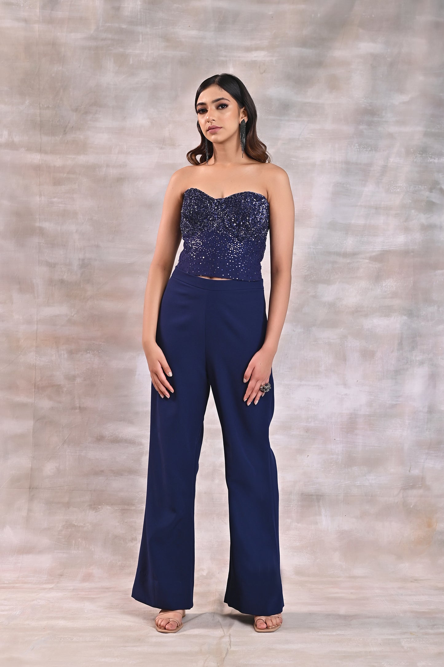 Corset with Palazzo Pants