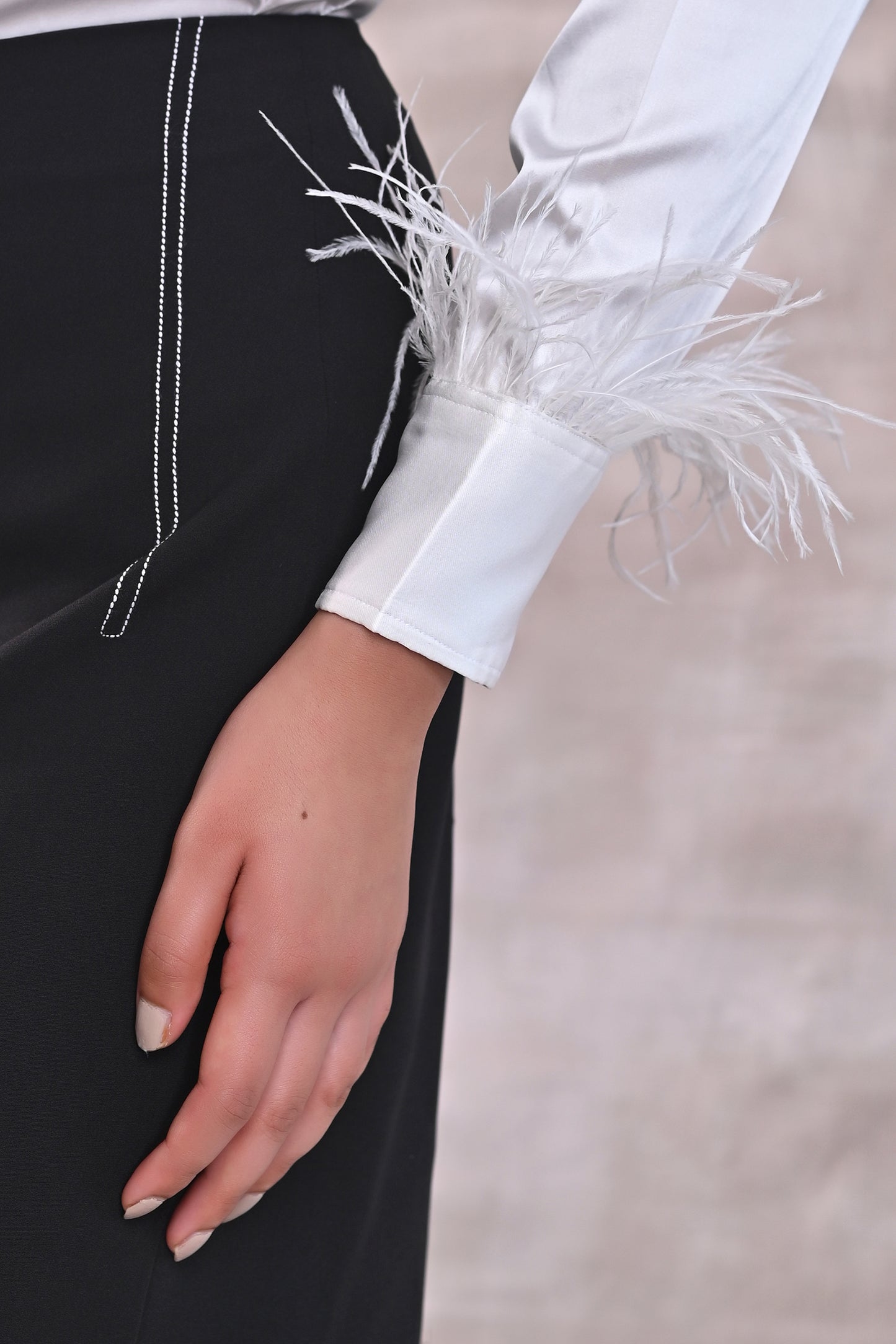 Satin Shirt with Pants