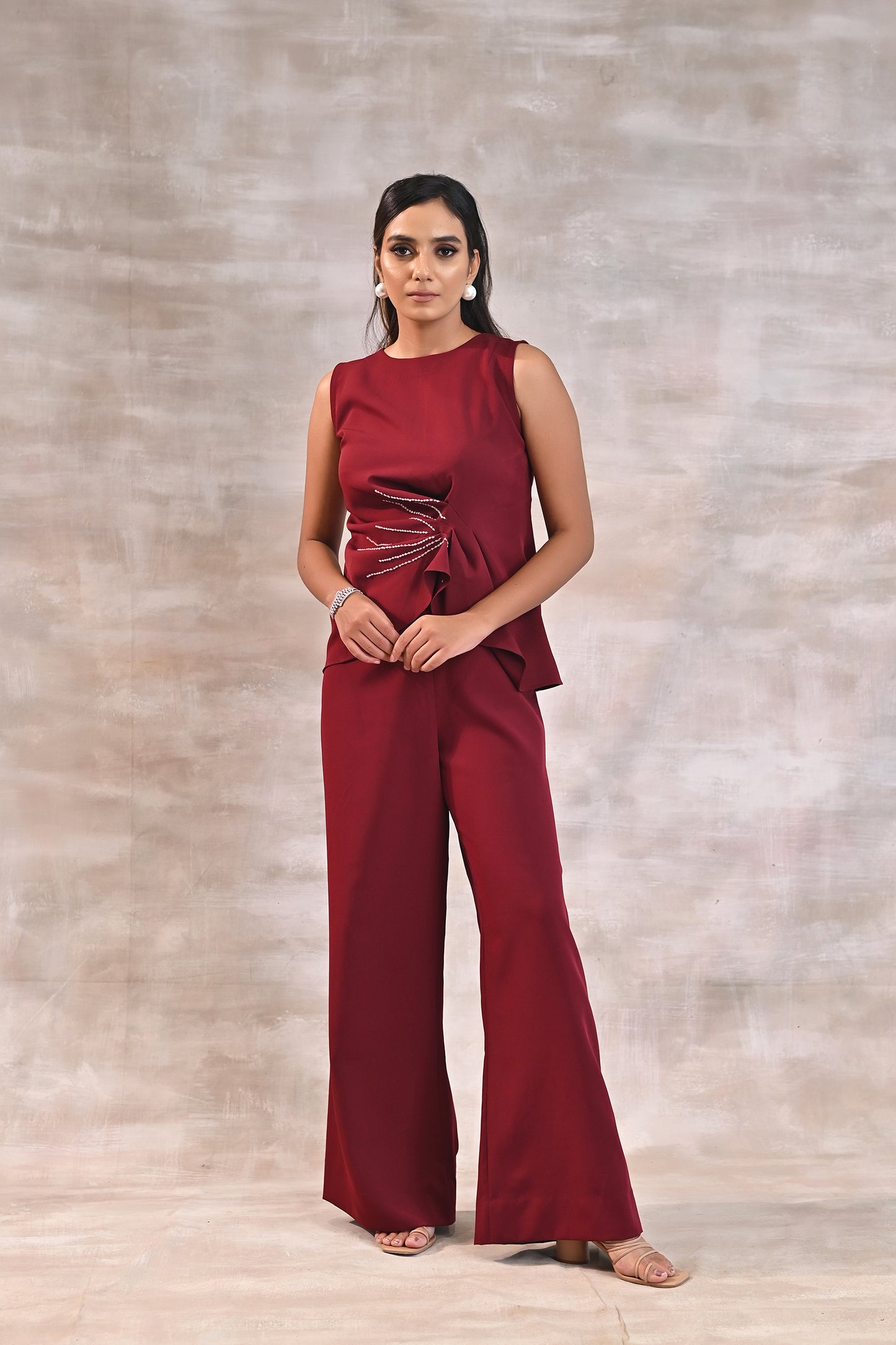 Drape Top with Pants
