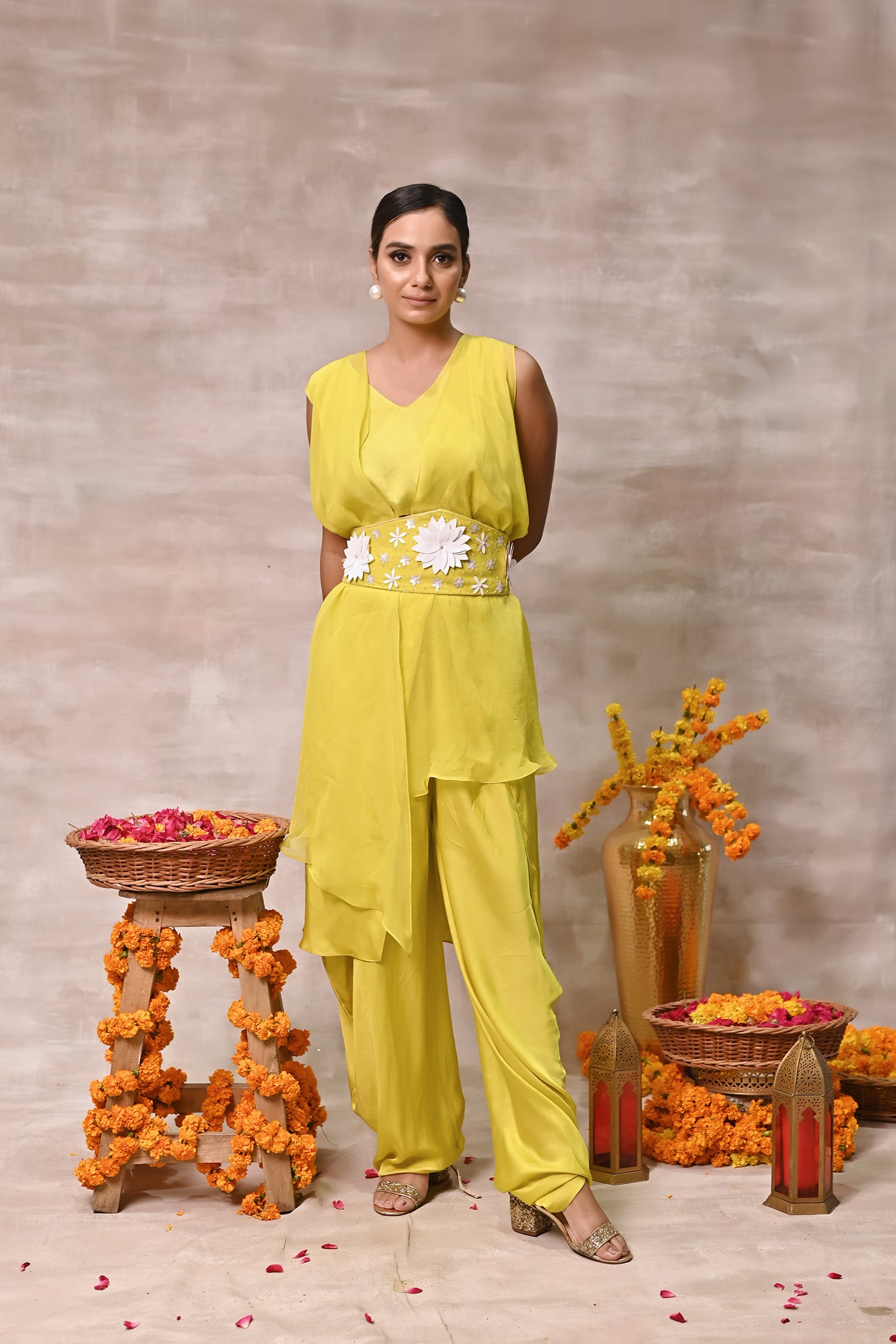 Jacket with Dhoti