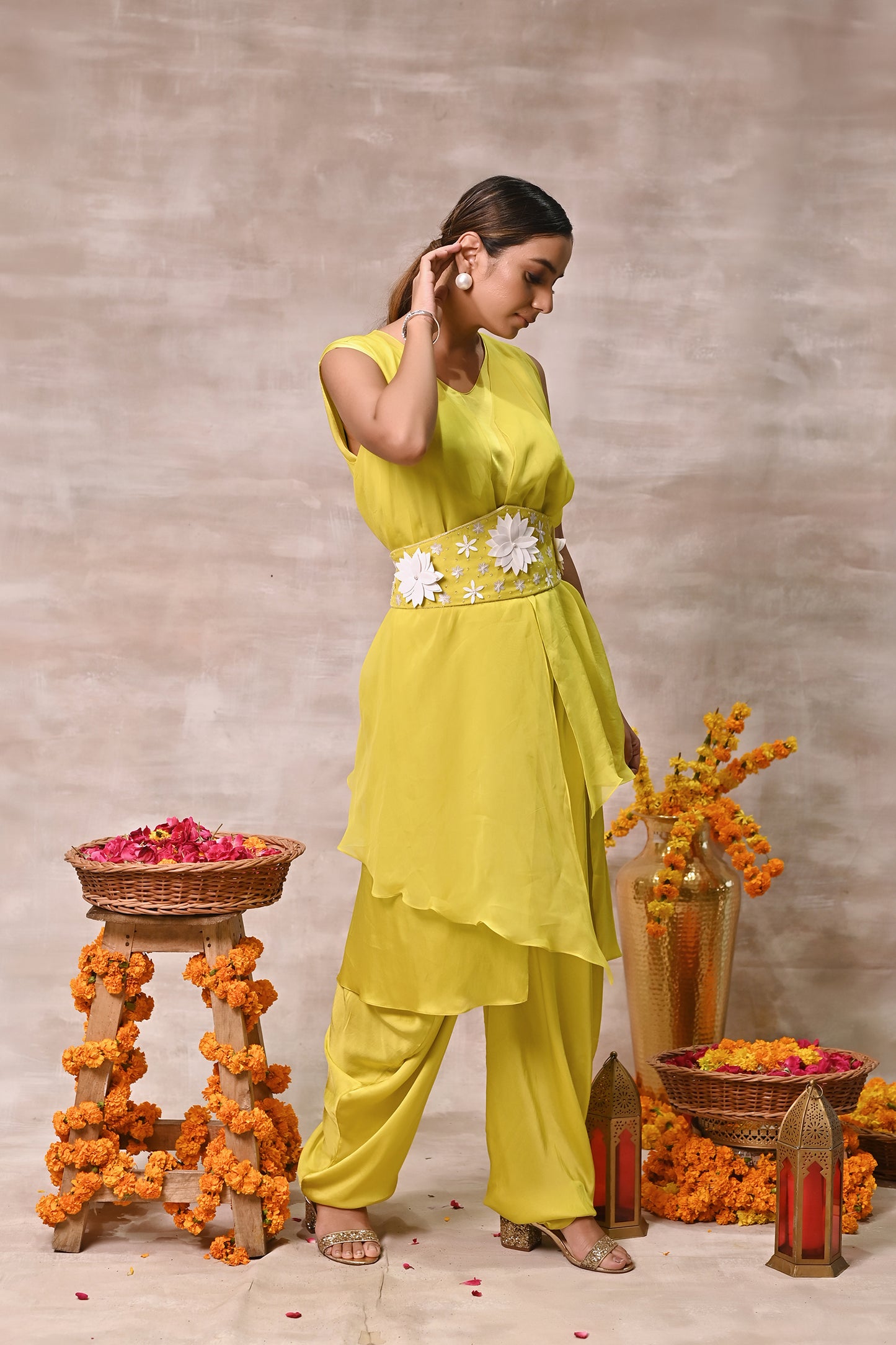 Jacket with Dhoti