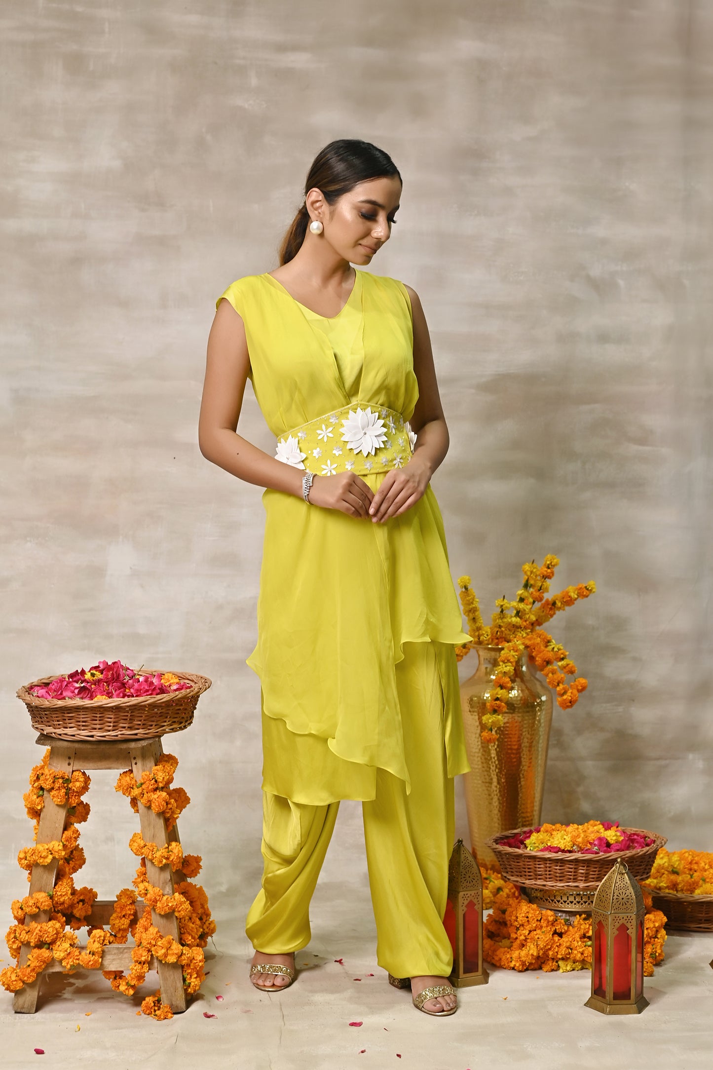 Jacket with Dhoti