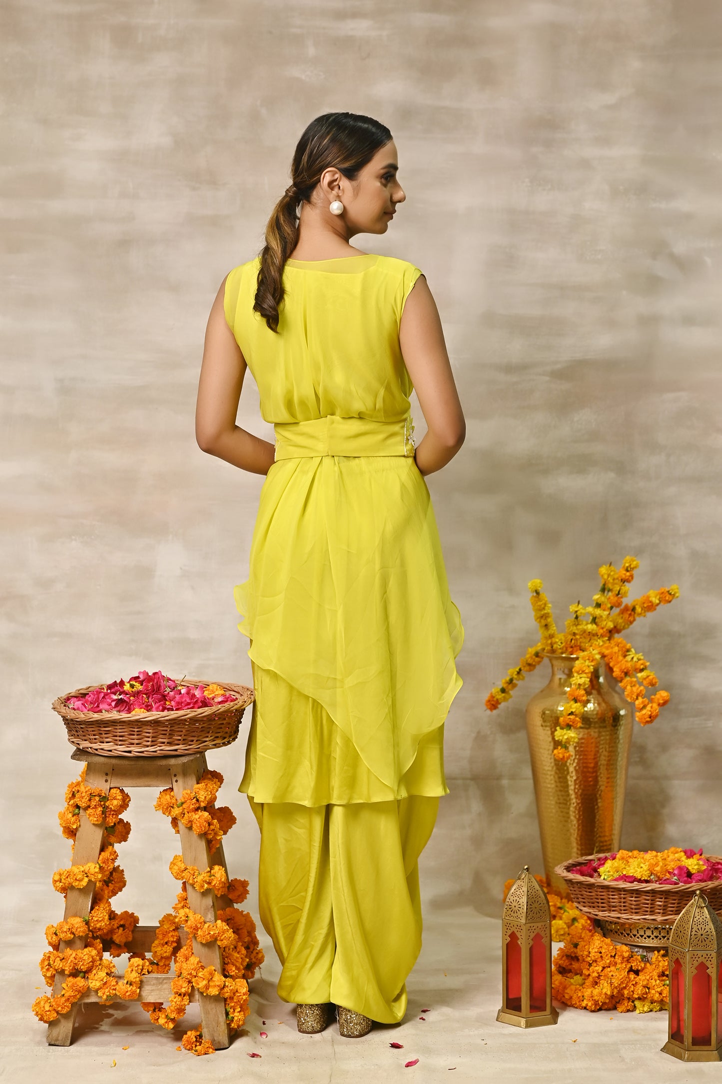 Jacket with Dhoti