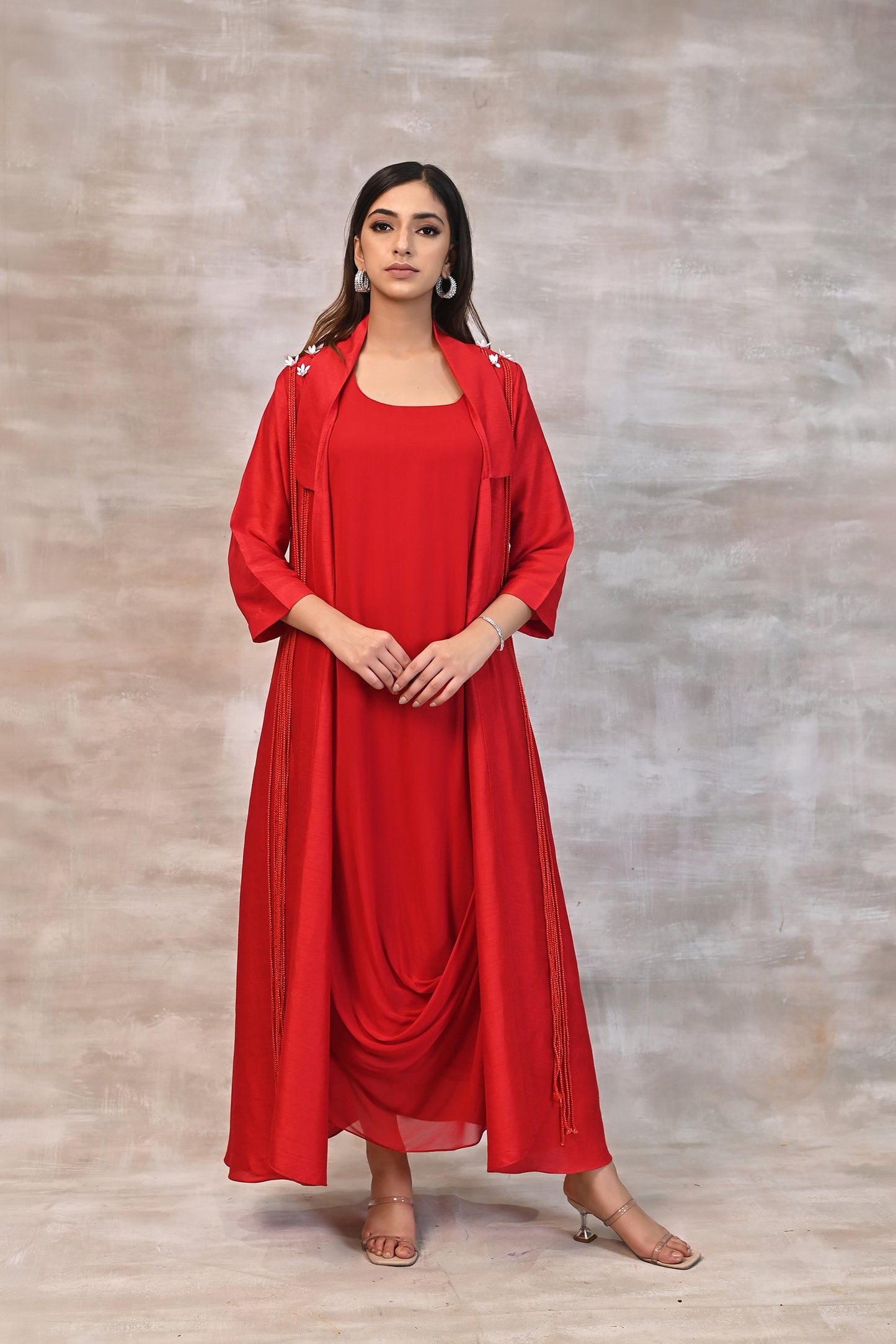 Red Jacket with Tunic