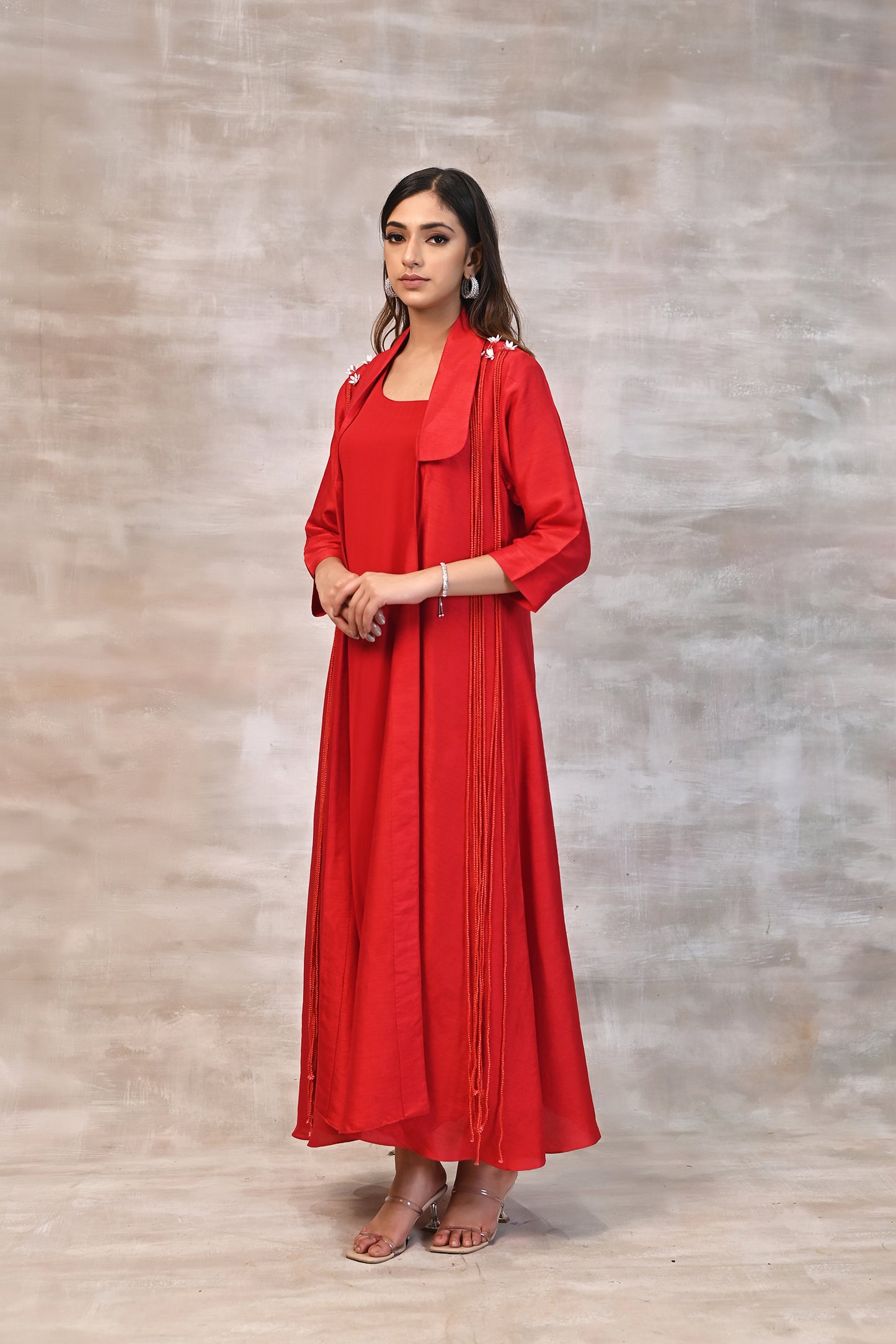 Red Jacket with Tunic