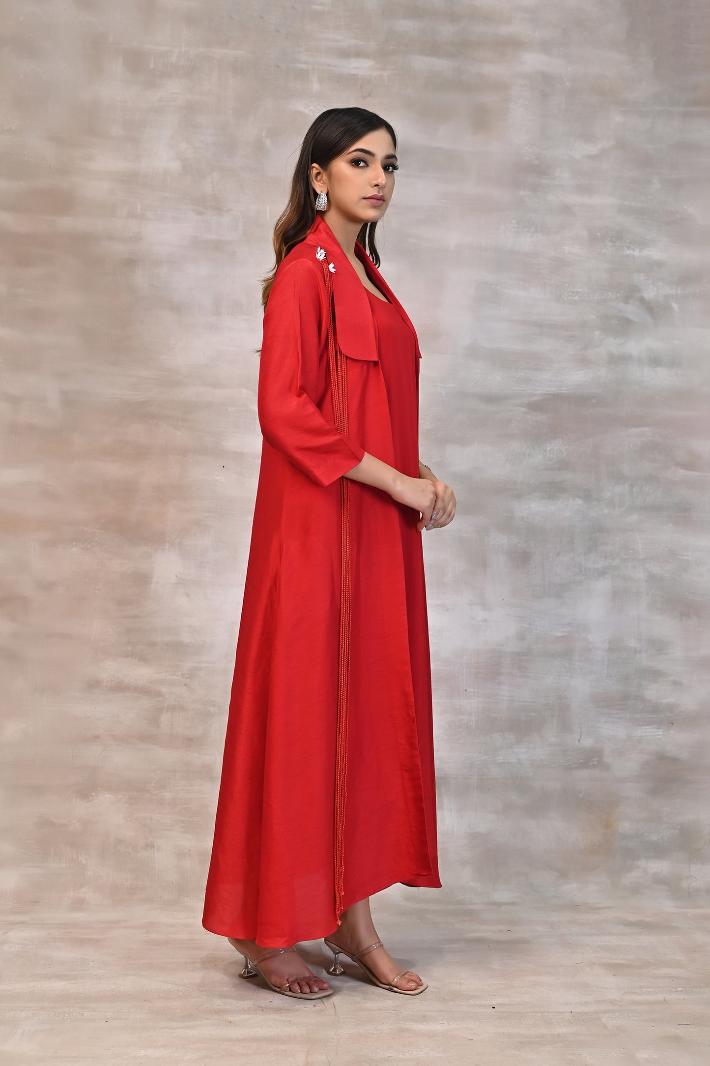 Red Jacket with Tunic