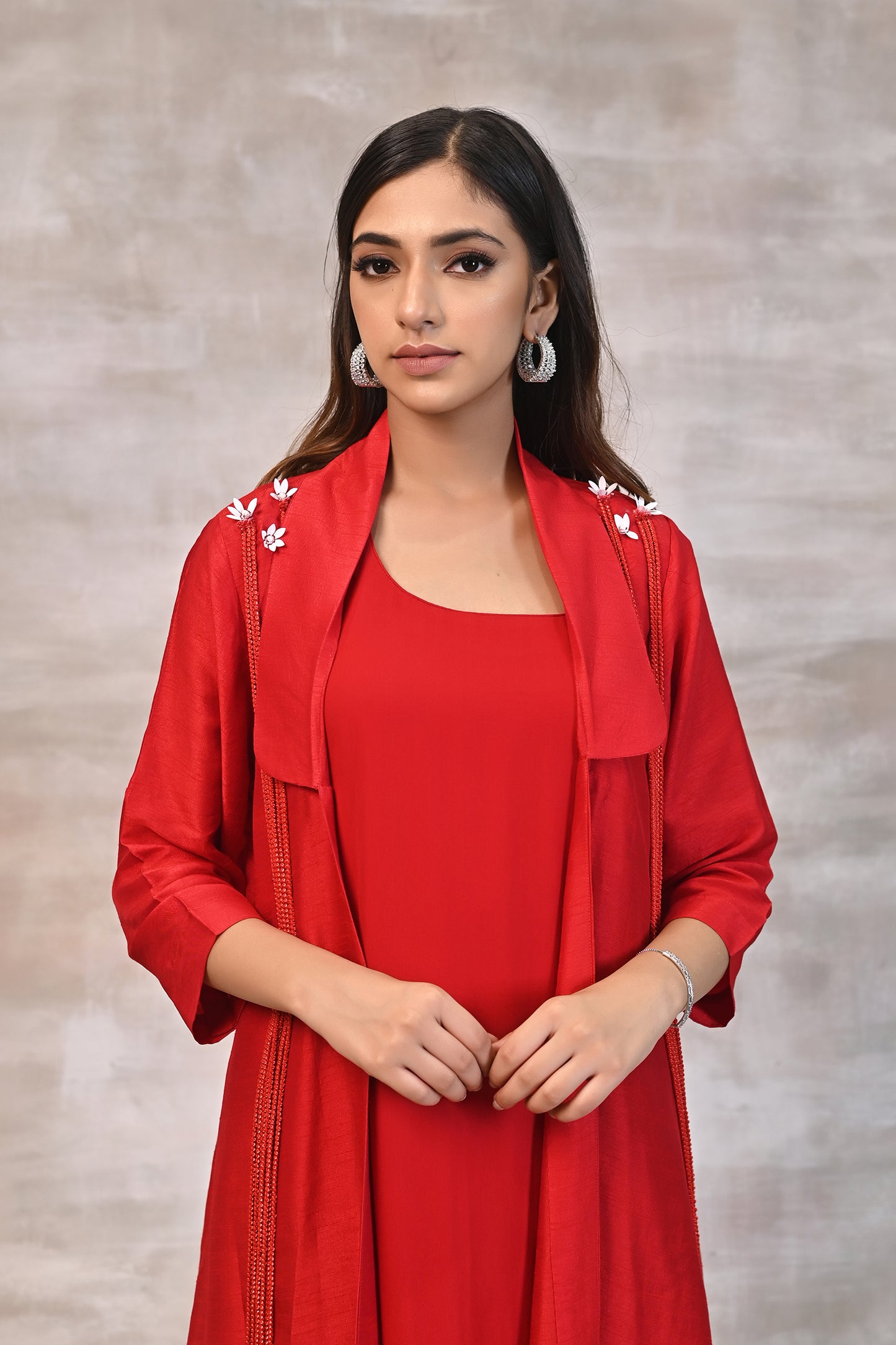 Red Jacket with Tunic