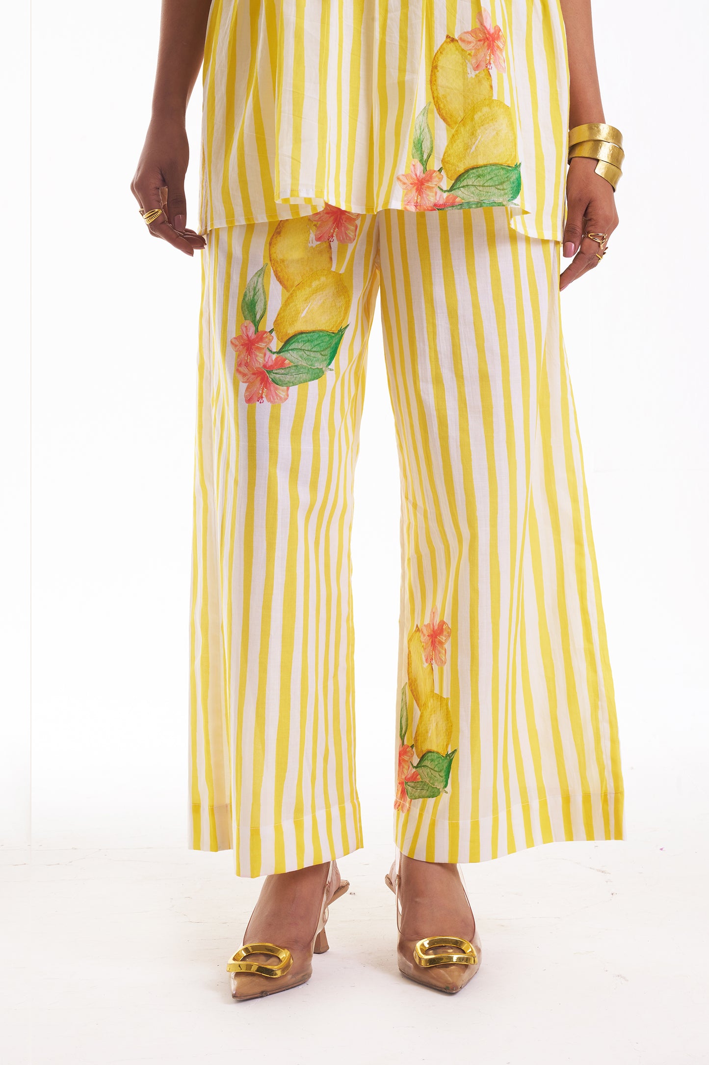 LEMON CANDY CRUSH TIE-UP CO-ORD SET