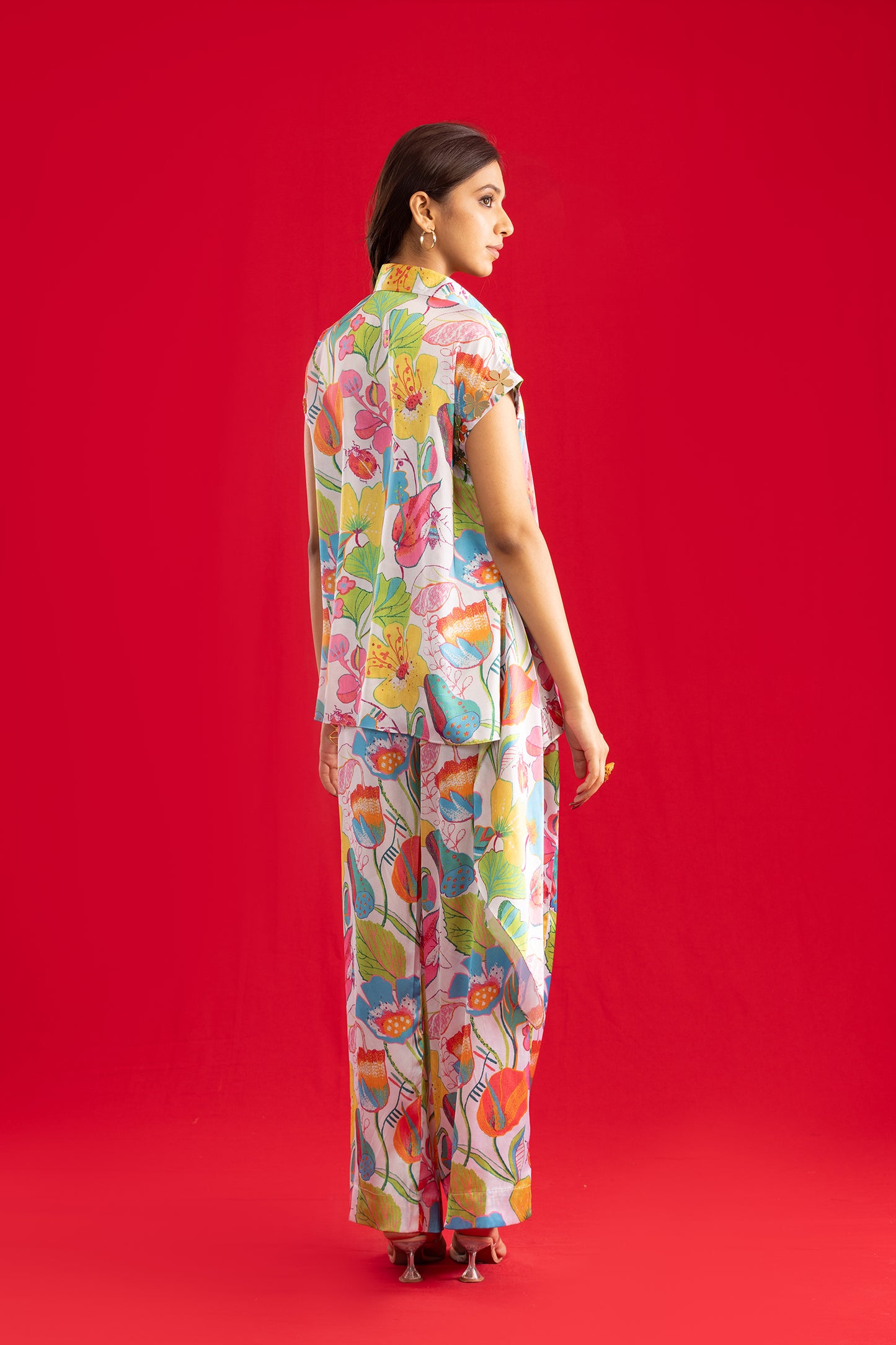 Ivory Floral Co ord Set