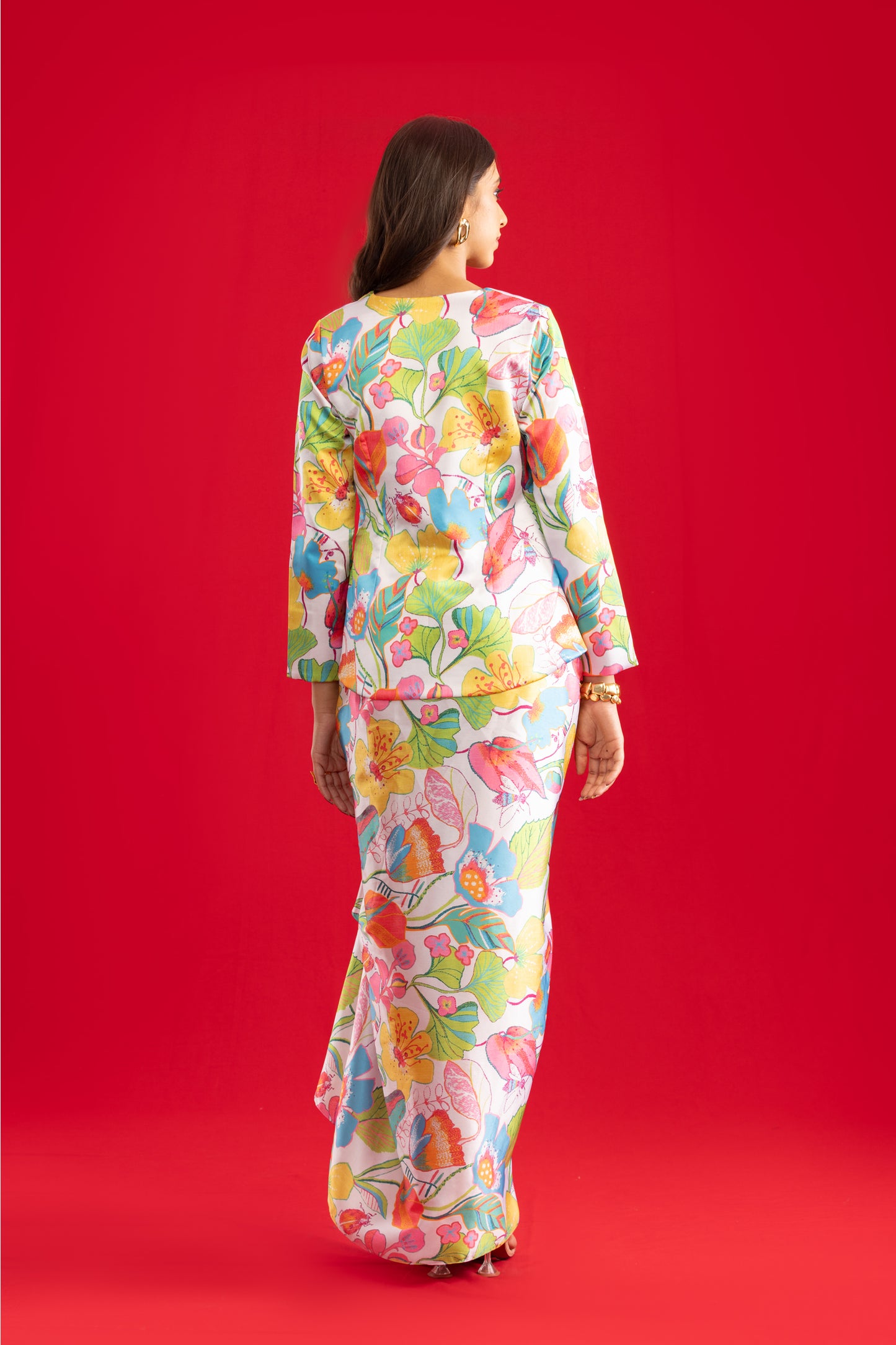 Ivory Frost Jacket with Lungi