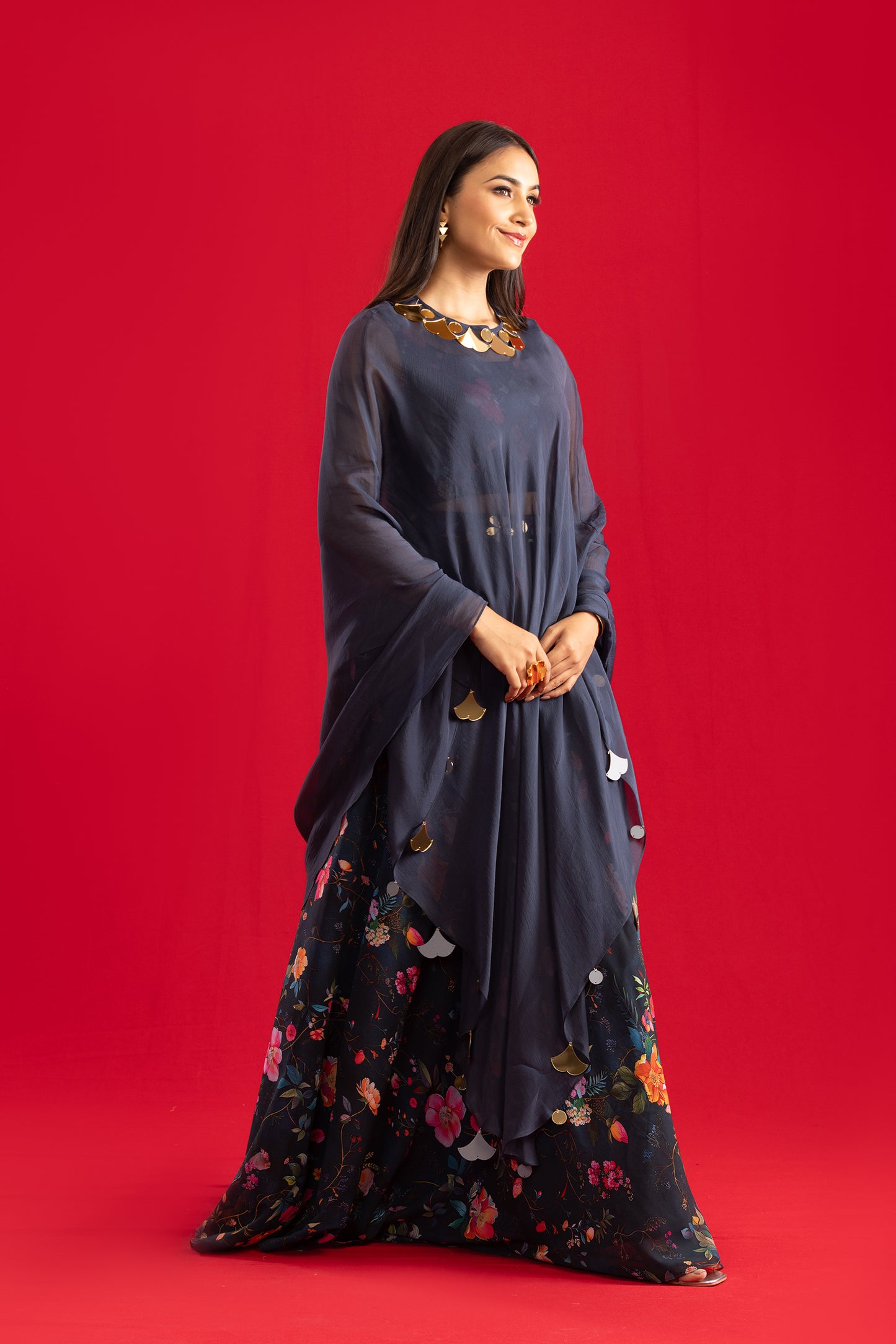 Blue Gulzaar Trio Set