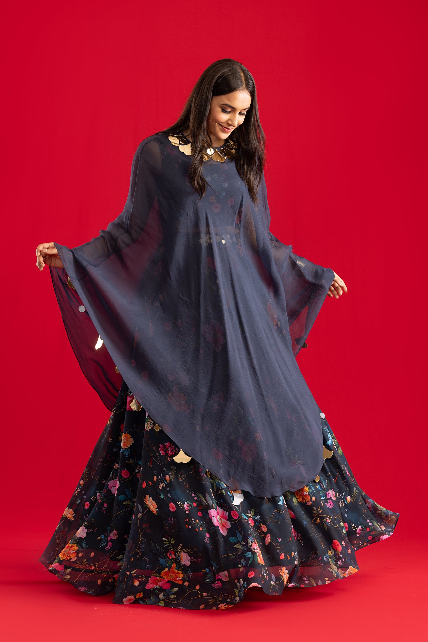 Blue Gulzaar Trio Set