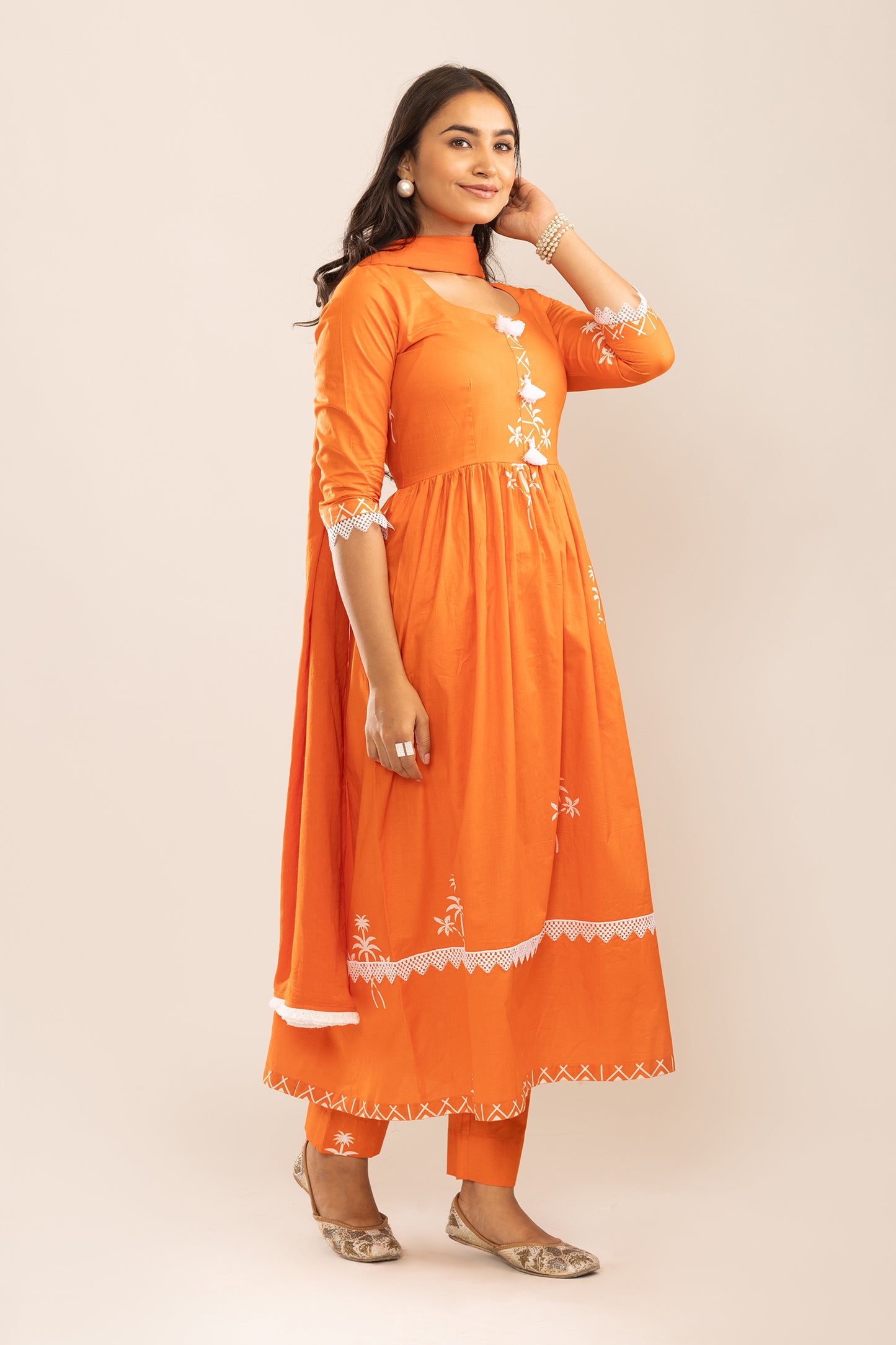 GOLDEN HOUR ANARKALI SET