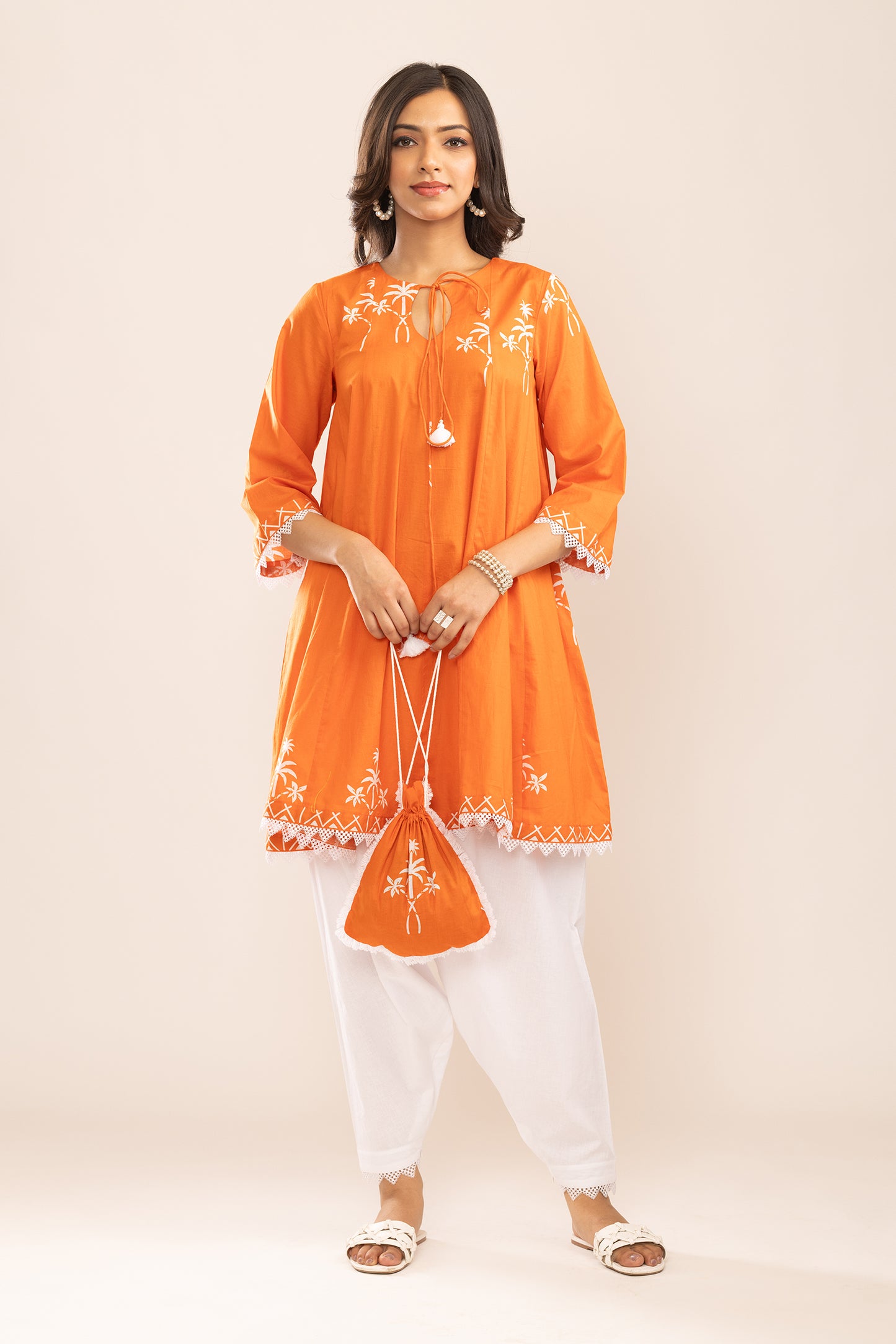 GOLDEN HOUR KURTA WITH TULIP PANTS