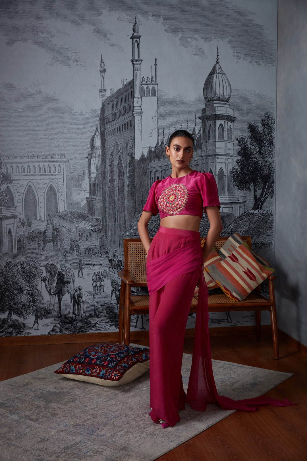 Bustier With Palazo - Dira by Diksha