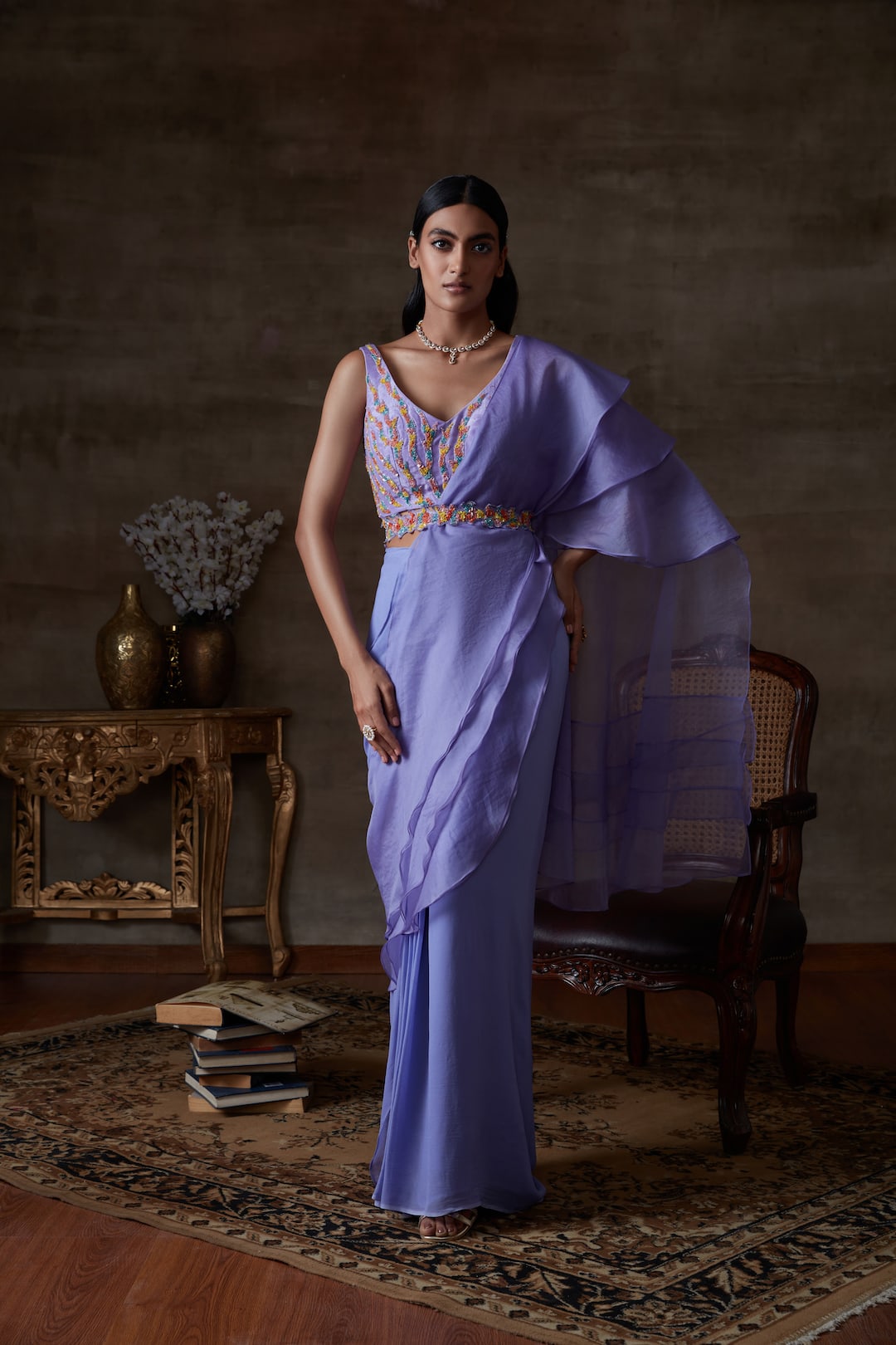 Draped Saree - Dira by Diksha