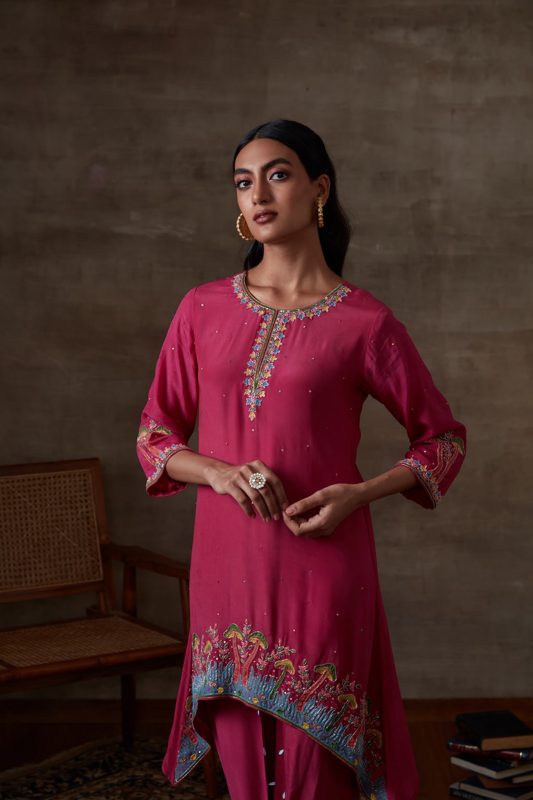 Kurta With Tulip Pants - Dira by Diksha