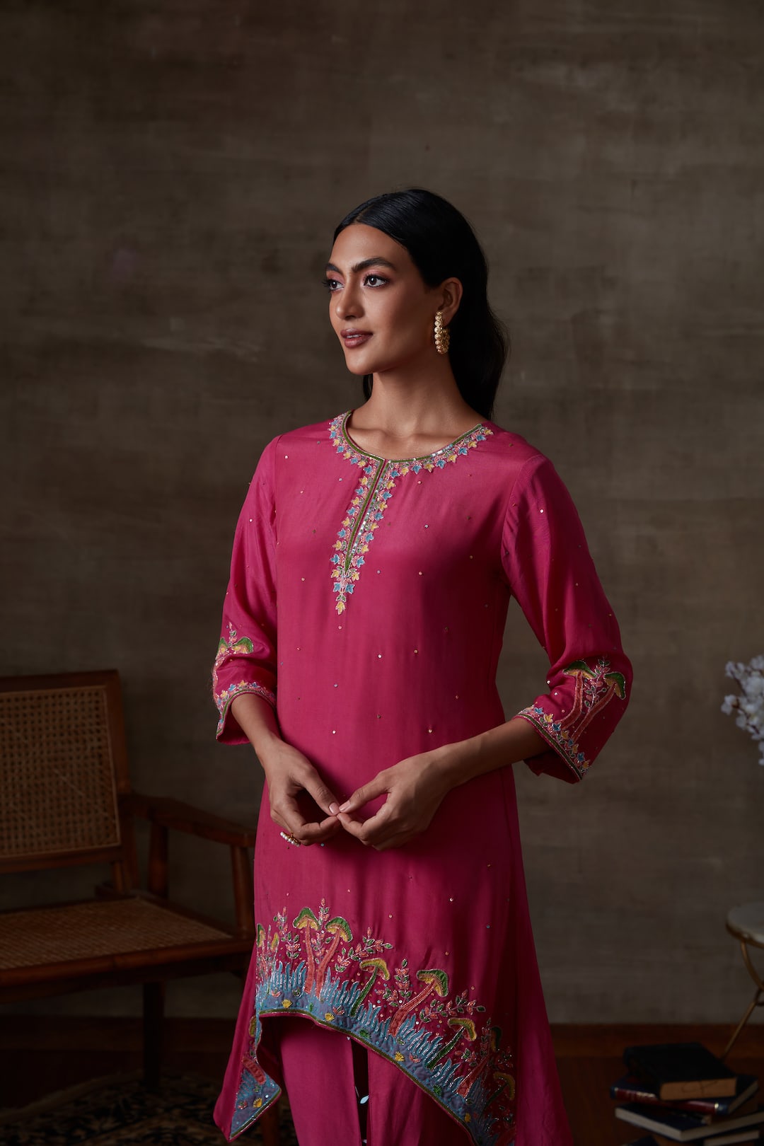 Kurta With Tulip Pants - Dira by Diksha
