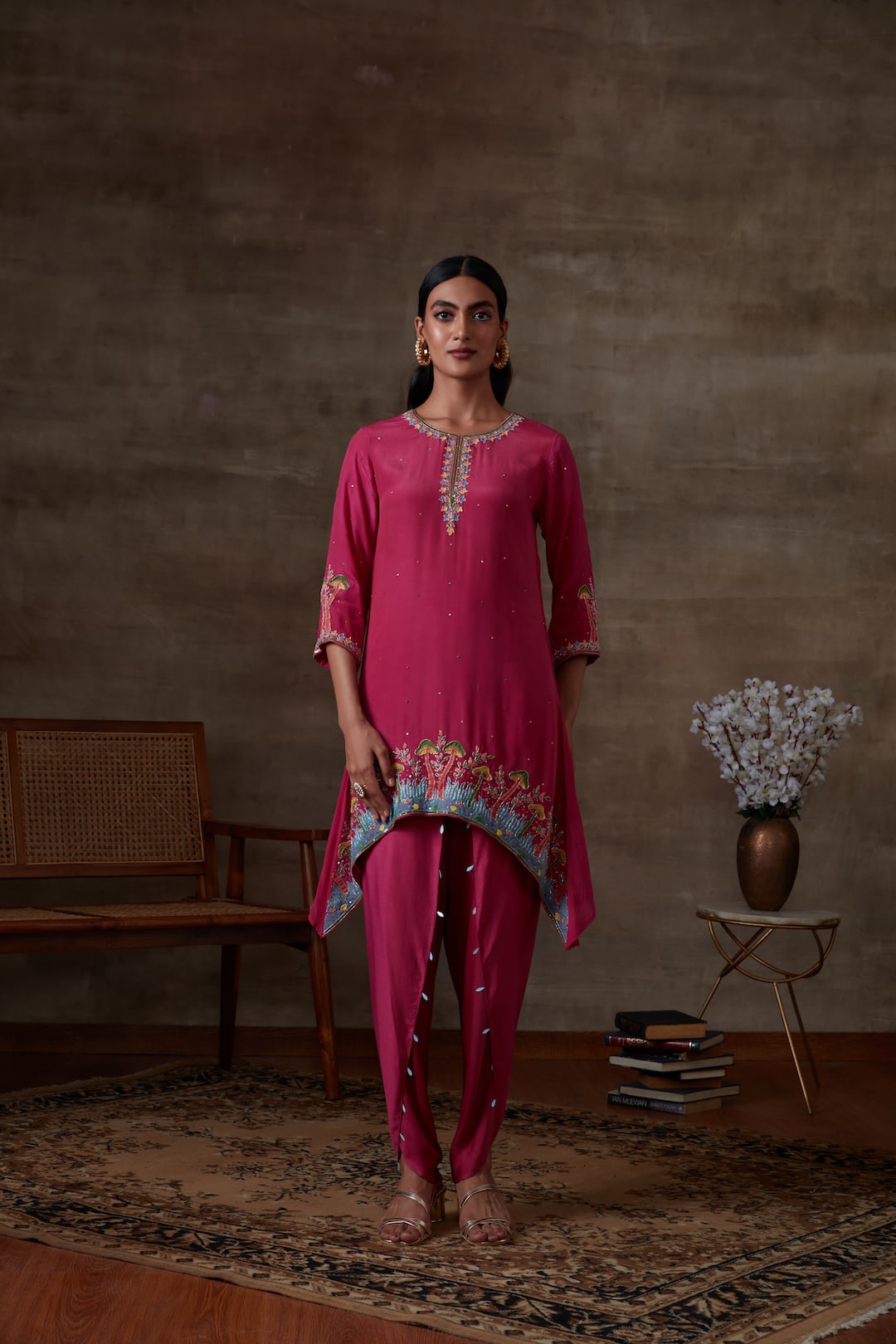 Kurta With Tulip Pants - Dira by Diksha
