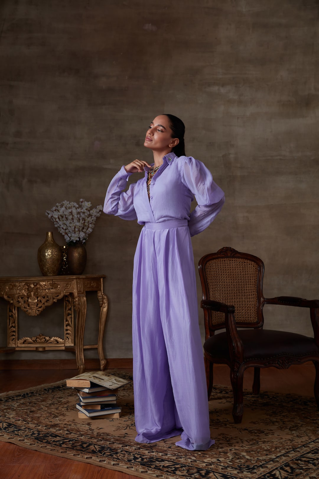 Shirt With Palazzo - Dira by Diksha