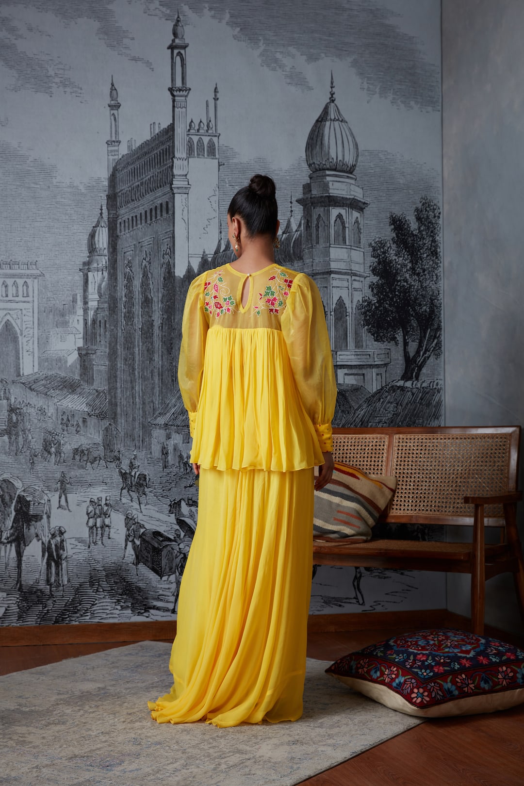 Short Kurta With Skirt - Dira by Diksha