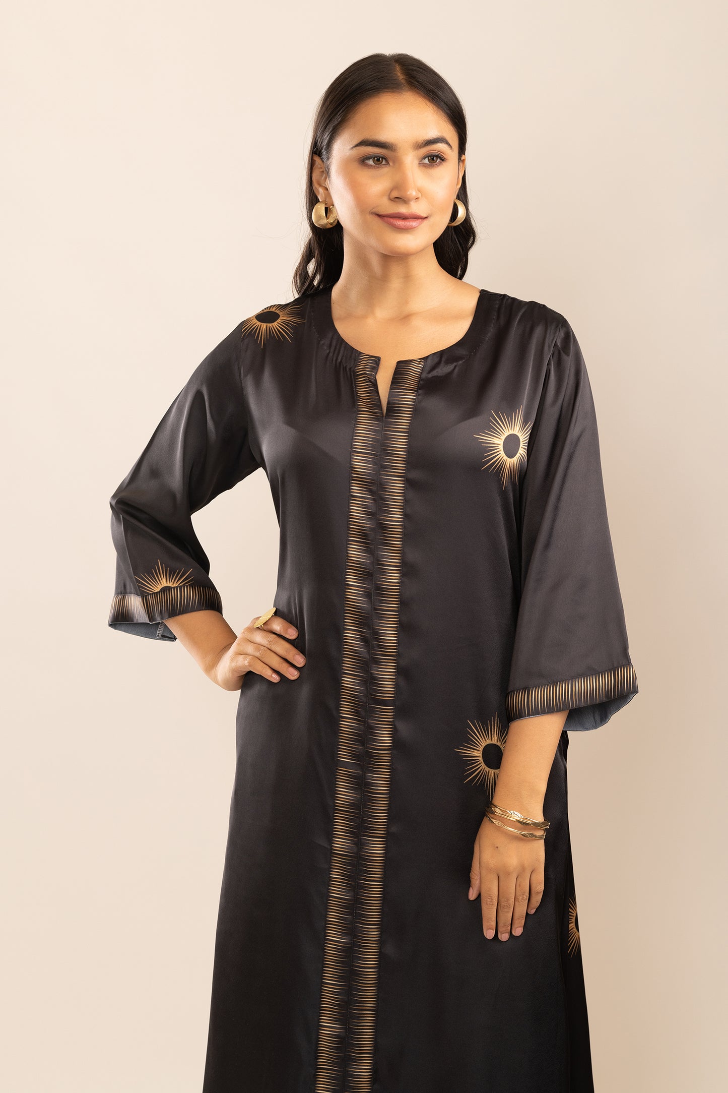 SUN DUST KURTA WITH PALAZZO AND DUPATTA
