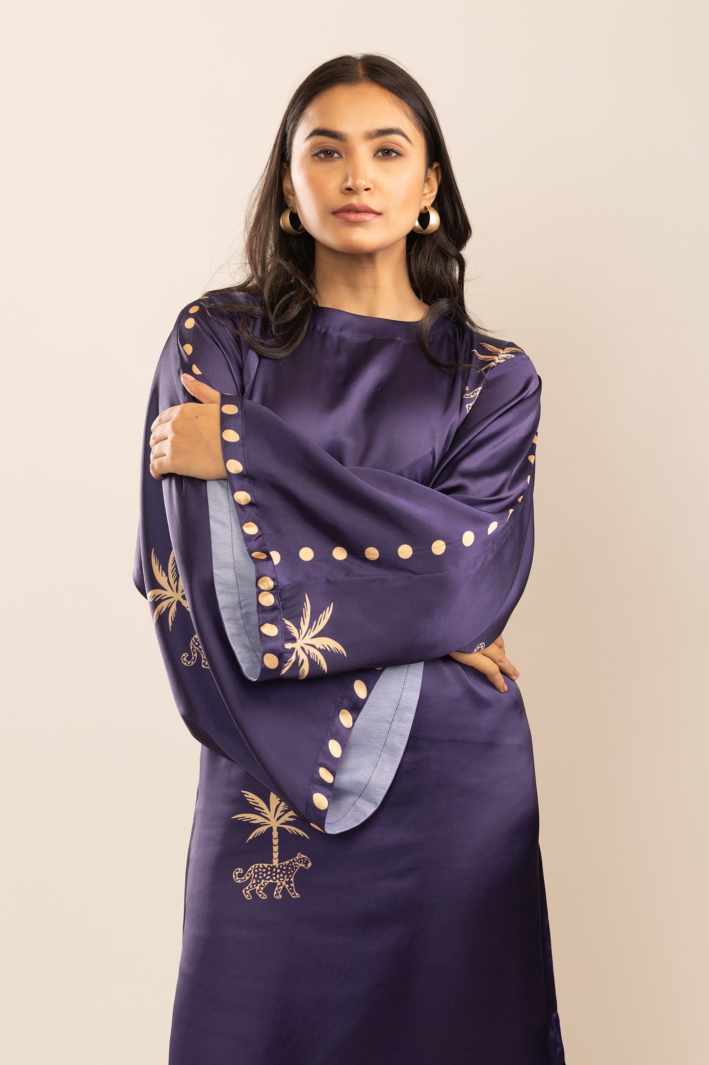SAFARI SUNSET LONG DRESS