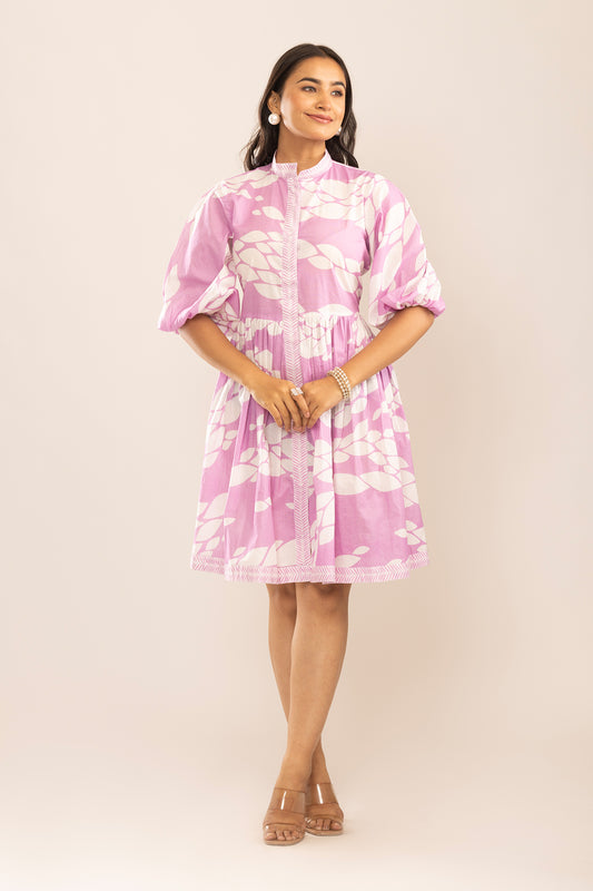 MARSHMALLOW SHORT DRESS