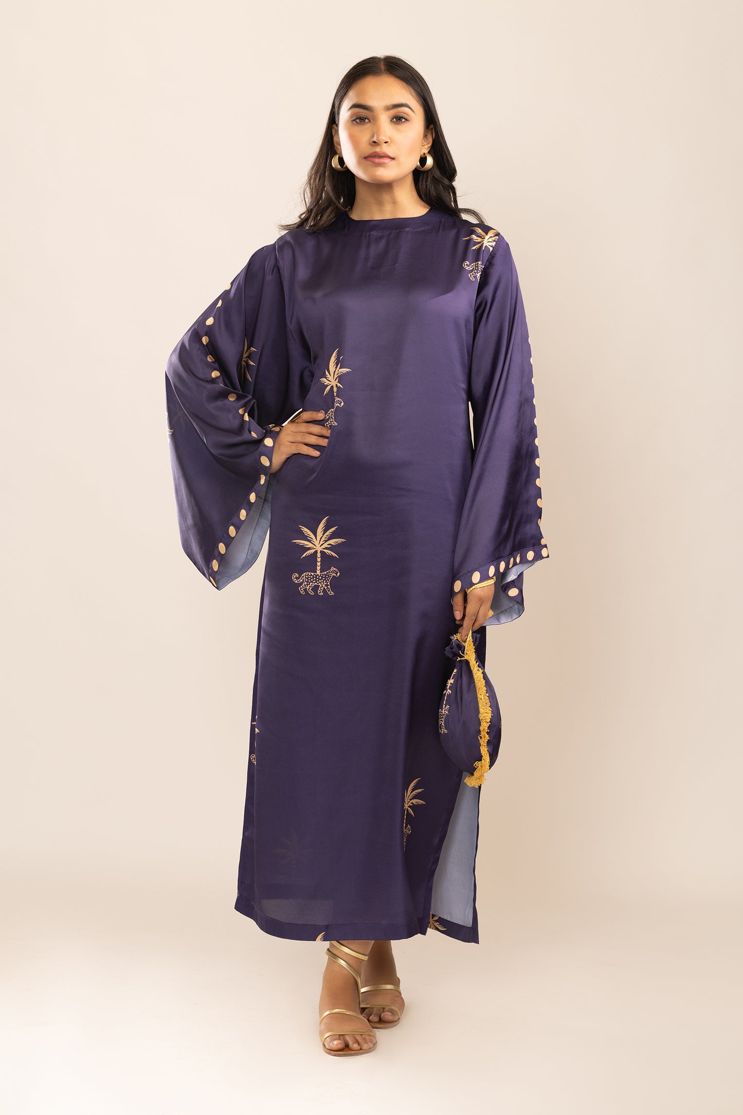 SAFARI SUNSET LONG DRESS